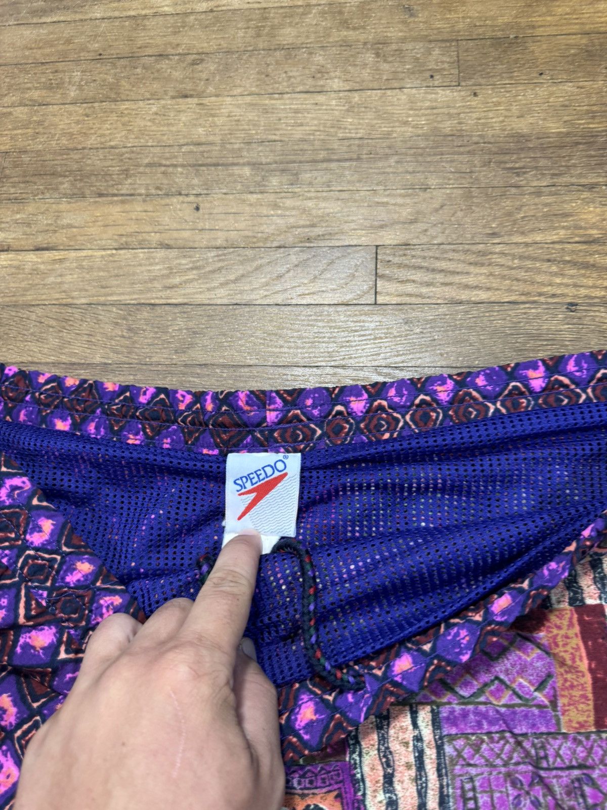 Vintage Vintage Purple AOP Shorts Size US 40 / EU 56 - 5 Thumbnail