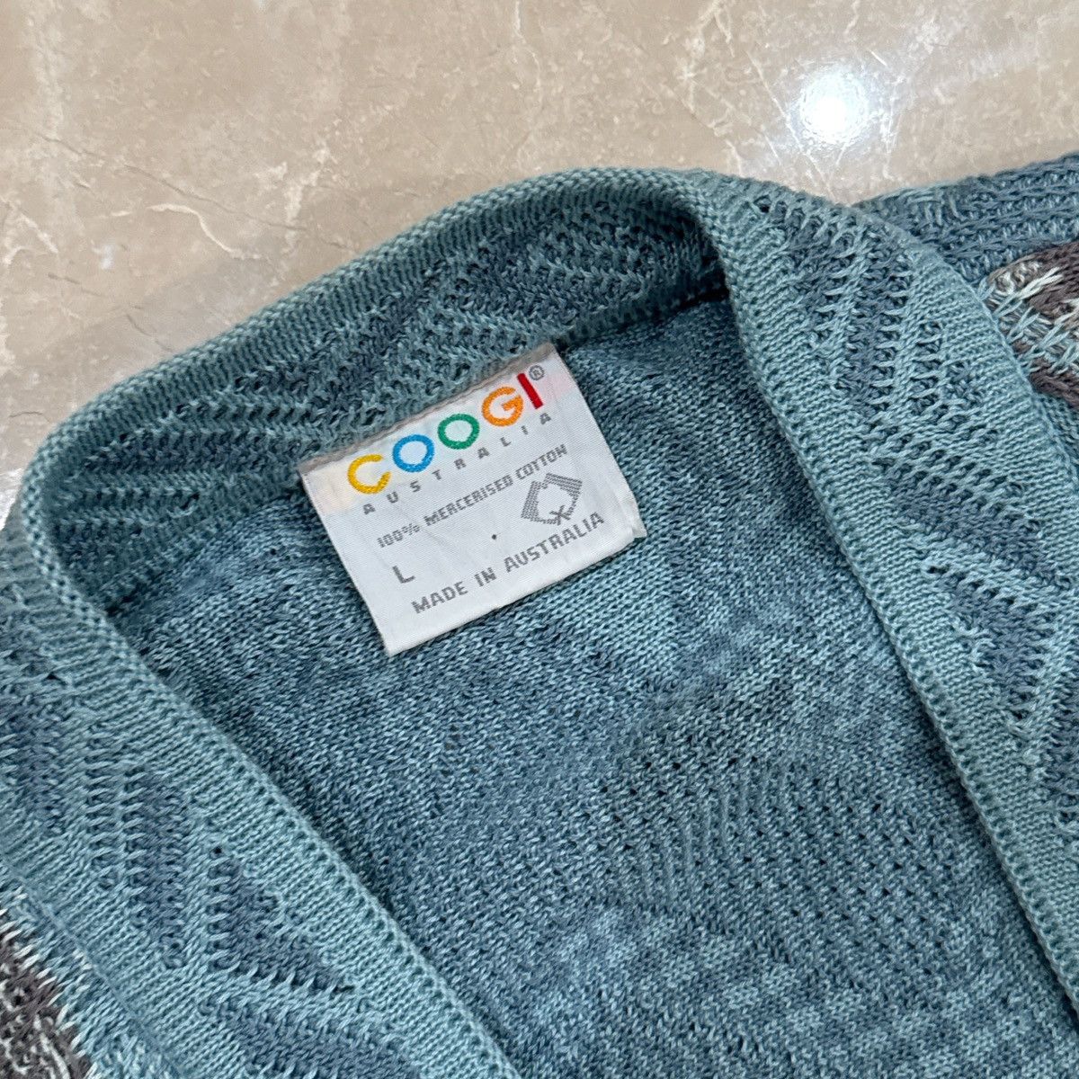 Coogi Vintage 90's Coogi Cardigan Size US L / EU 52-54 / 3 - 3 Thumbnail