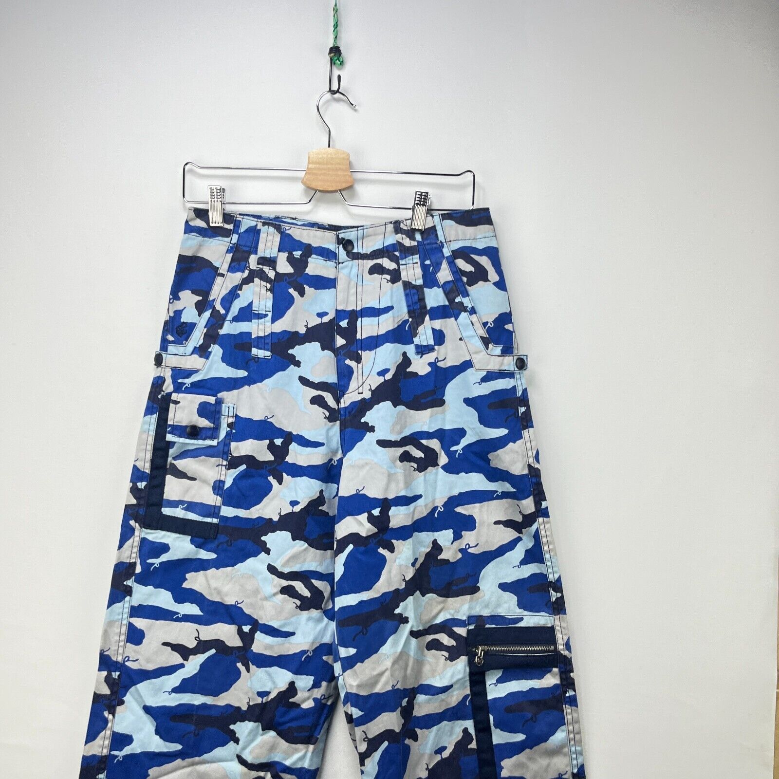 Rocawear × Vintage Vintage Y2K Rocawear Blue Camo Baggy Pants Skater Waist 30 Size US 30 / EU 46 - 8 Thumbnail