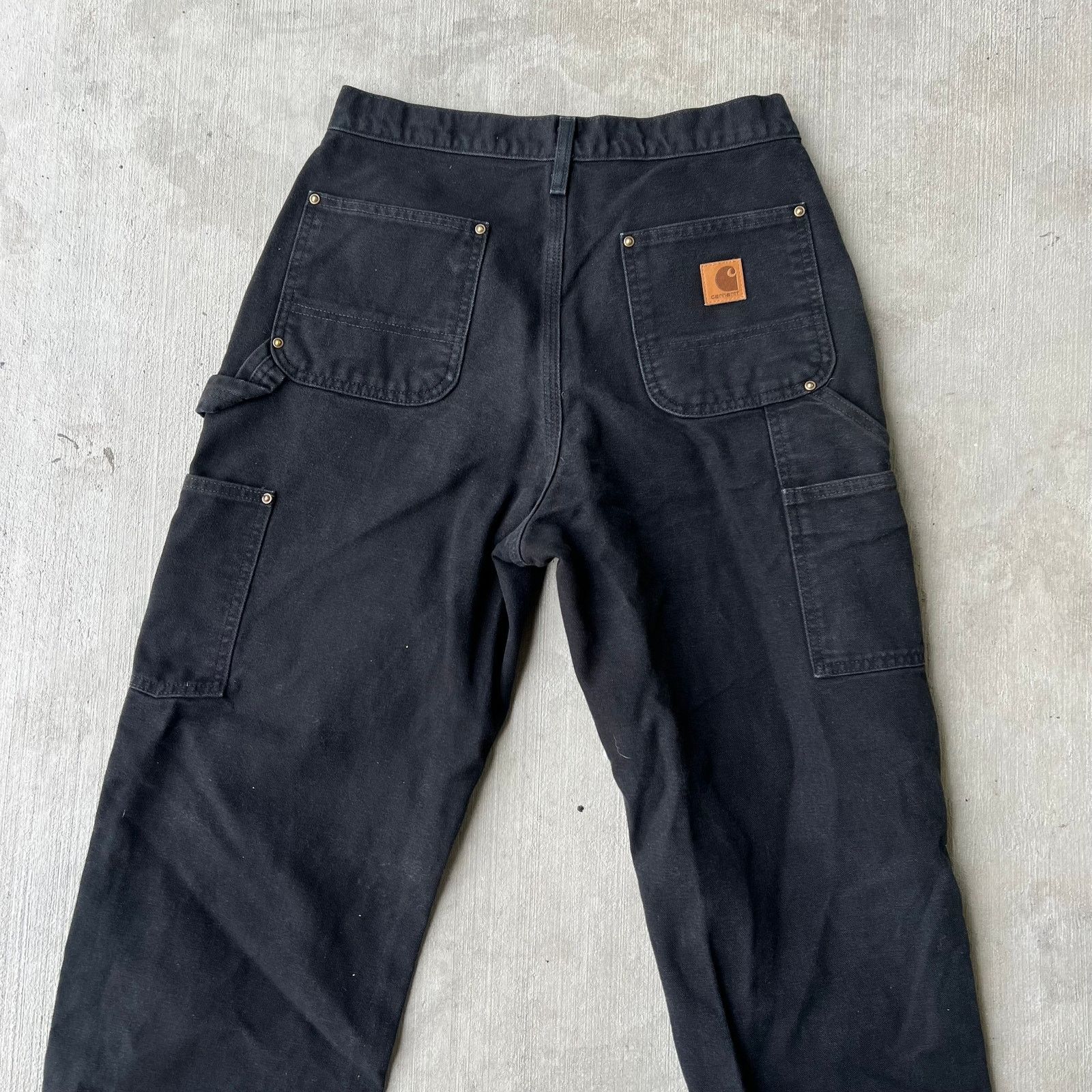 Carhartt × Vintage Carhartt black double knee work wear carpenter pants Size US 29 - 5 Thumbnail