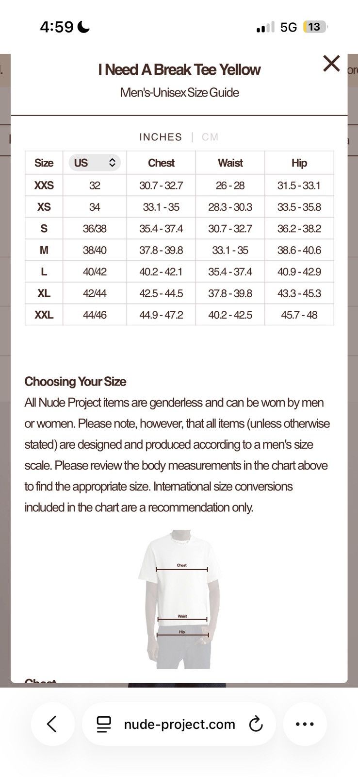 Nude Nude Project I Need A Break Tee XL Size US XL / EU 56 / 4 - 4 Thumbnail
