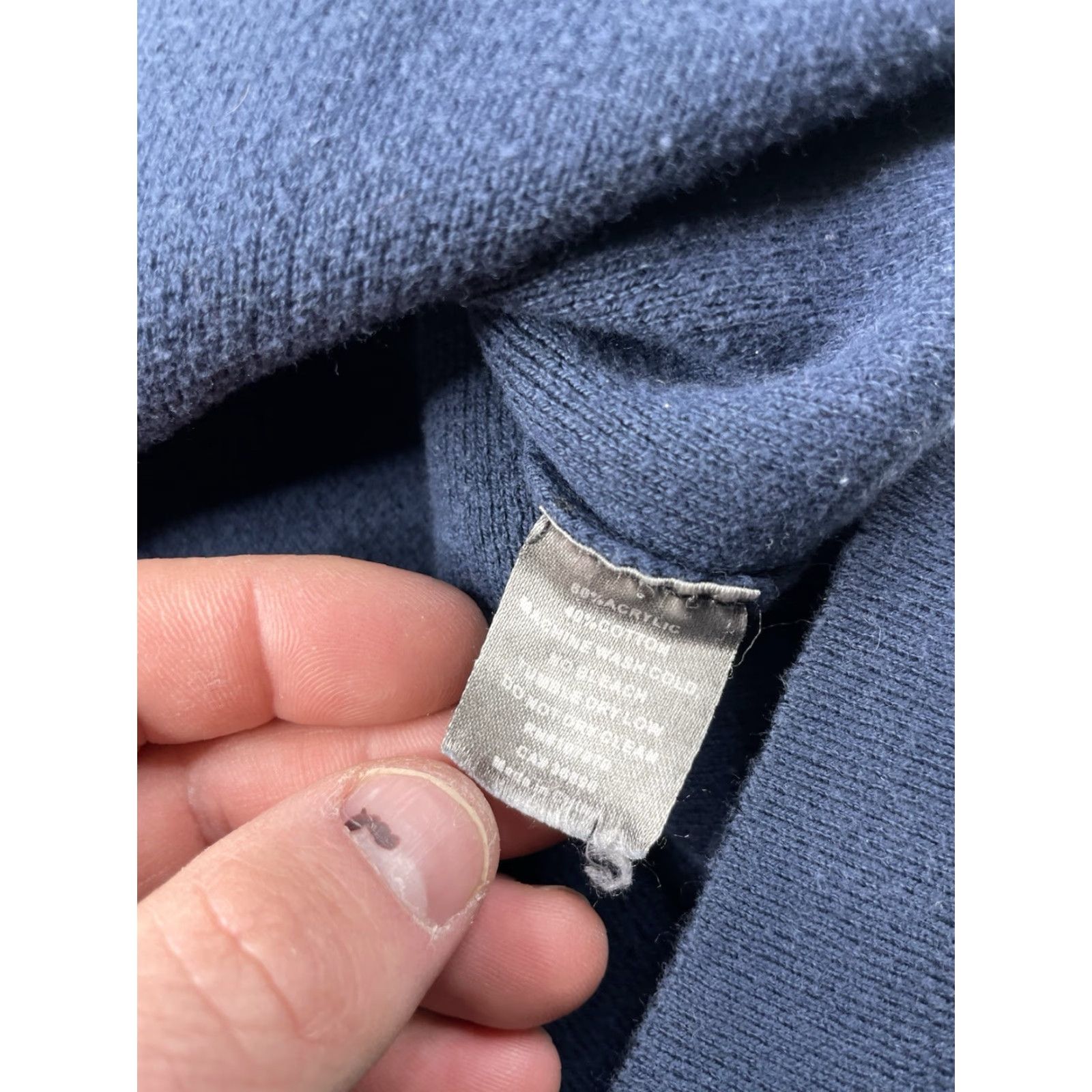 Vintage Kerrits Houndstooth Sweater Blues Black Gray Women’s Small Riding Equestrian Crew Neck Long Sleeve Acrylic Cotton Sail? Size S / US 4 / IT 40 - 8 Thumbnail