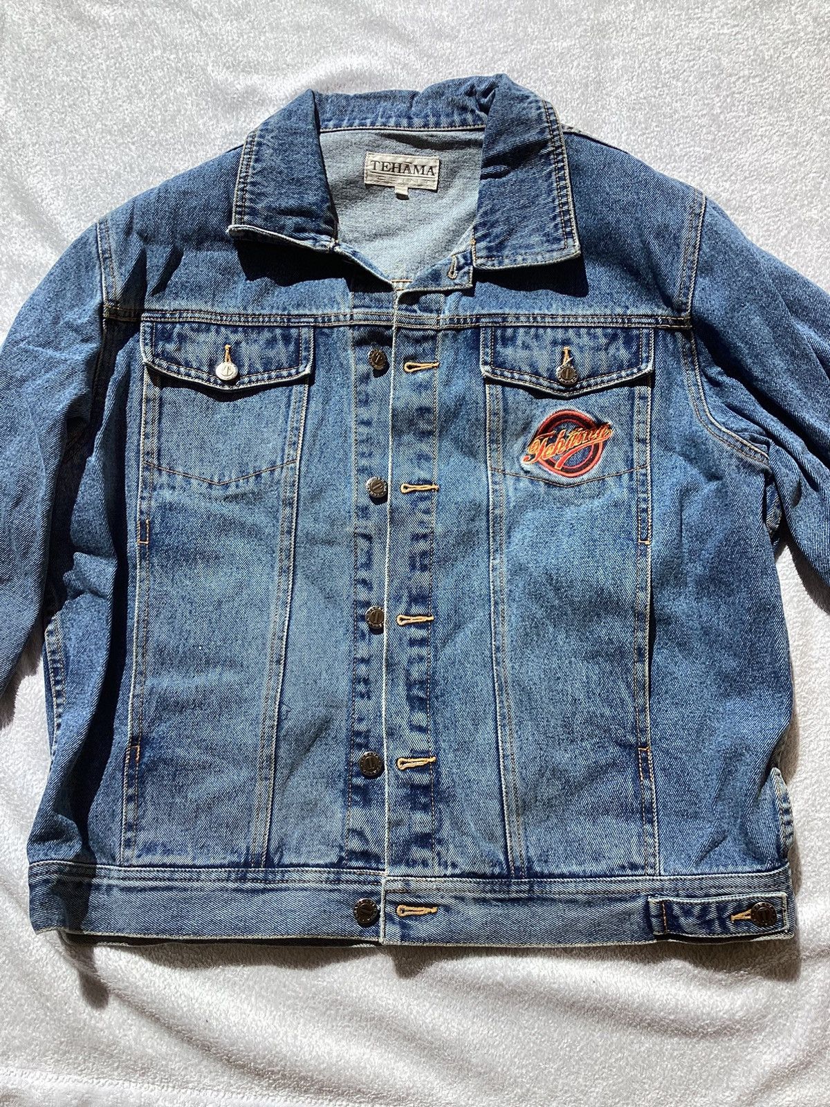 Other Vtg Authentic Tehama Clint Eastwood Embroidered denim jacket Size US M / EU 48-50 / 2 - 4 Thumbnail