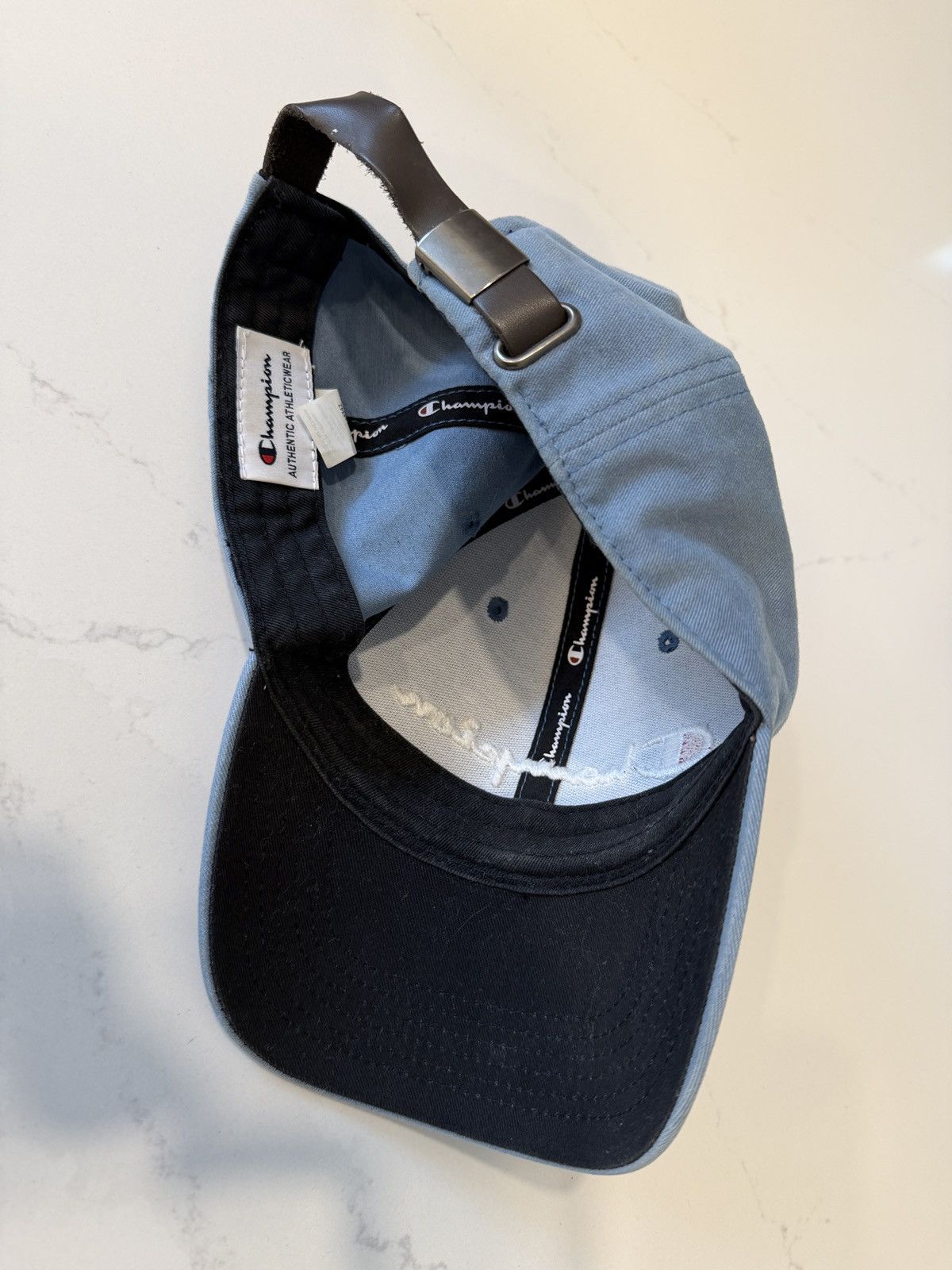Champion Blue Champion Hat Size ONE SIZE - 3 Thumbnail