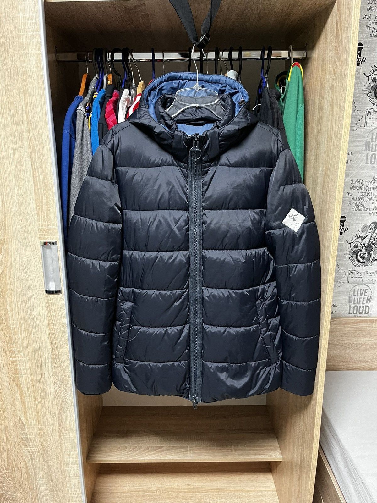 Barbour 🔴 BARBOUR BEACON HIKE QUILTED JACKET NAVY Size US M / EU 48-50 / 2 - 2 Thumbnail