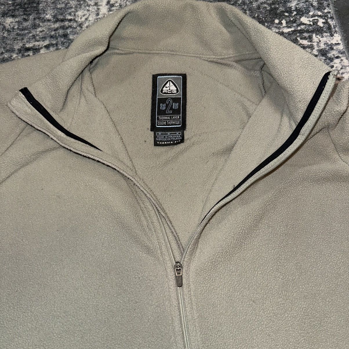 Nike × Nike ACG × Vintage Vintage NIKE ACG Thermal Layer 1/2 Zip Long Sleeve Shirt Size US M / EU 48-50 / 2 - 6 Thumbnail