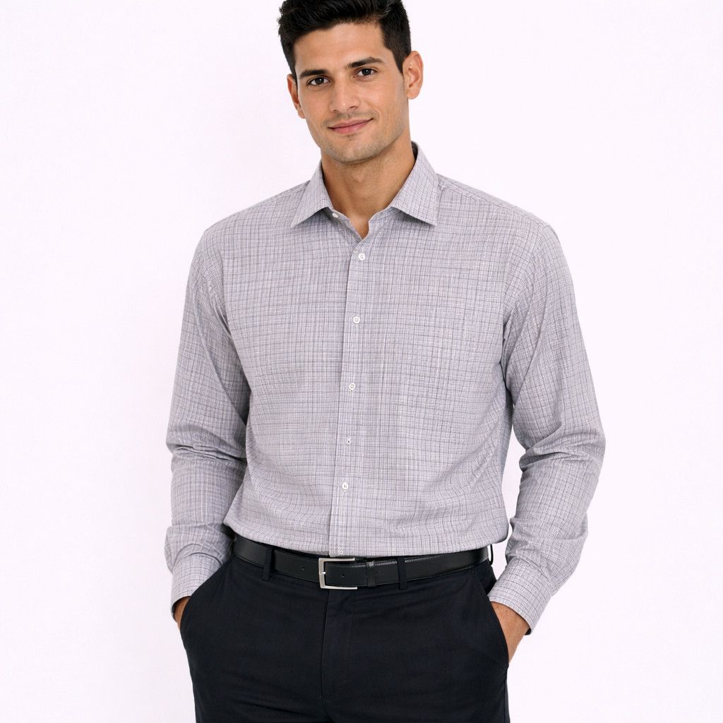Van Heusen Flex Regular Fit Plaid Long Slv Button-Up Shirt Sz 18/34-35 Size US XXL / EU 58 / 5 - 1 Thumbnail