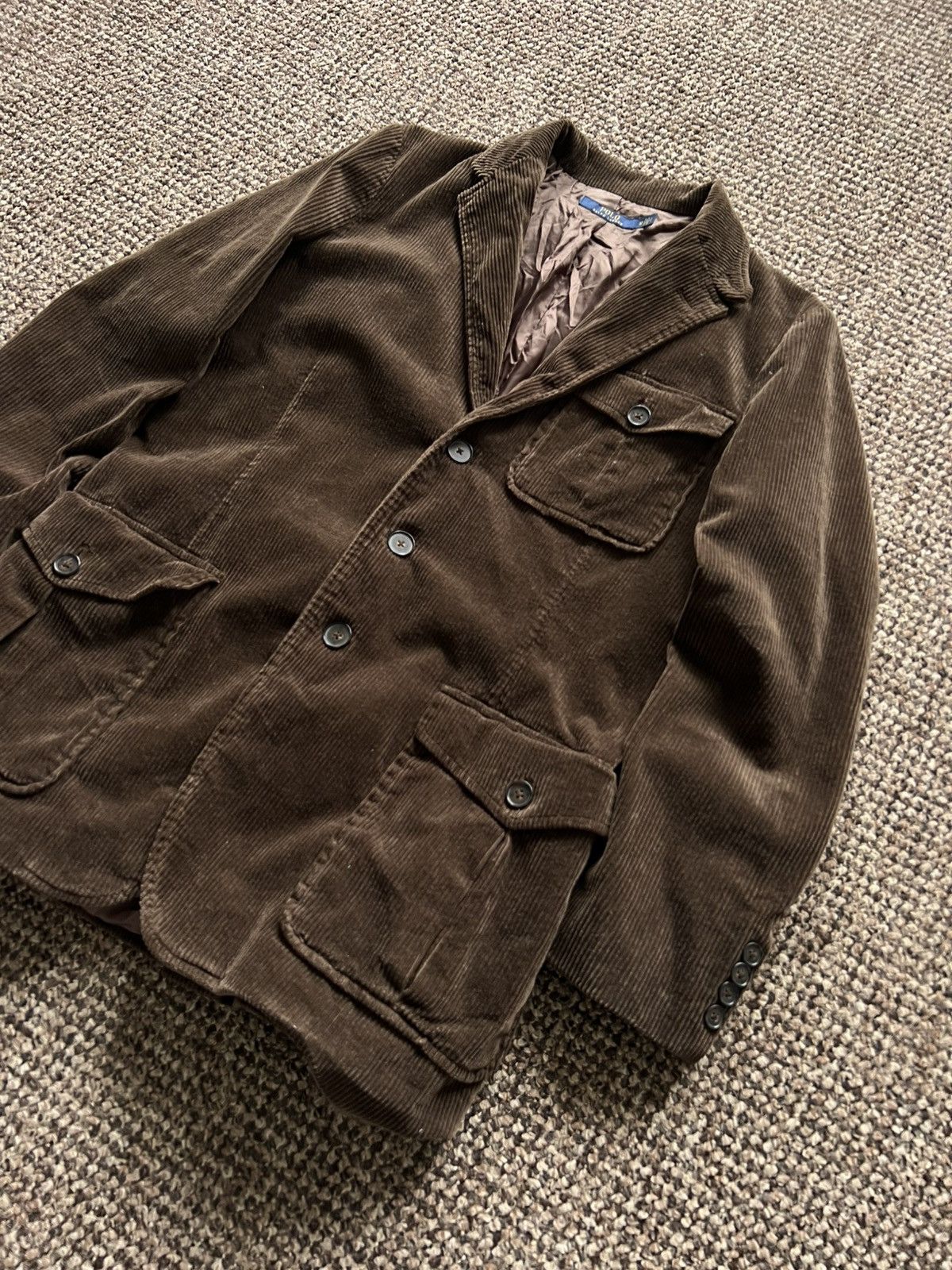 Ralph Lauren Vintage Ralph Lauren Corduroy Blazer Jacket Size M / US 6-8 / IT 42-44 - 3 Thumbnail