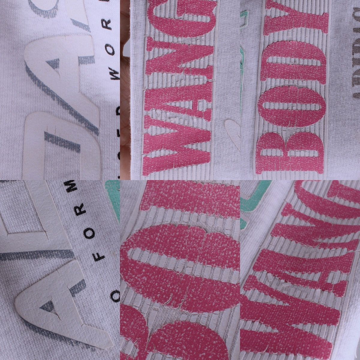 Adidas × Alexander Wang ADIDAS x ALEXANDER WANG Crossover Logo Printed Sweat Pant Size US 30 / EU 46 - 19 Thumbnail