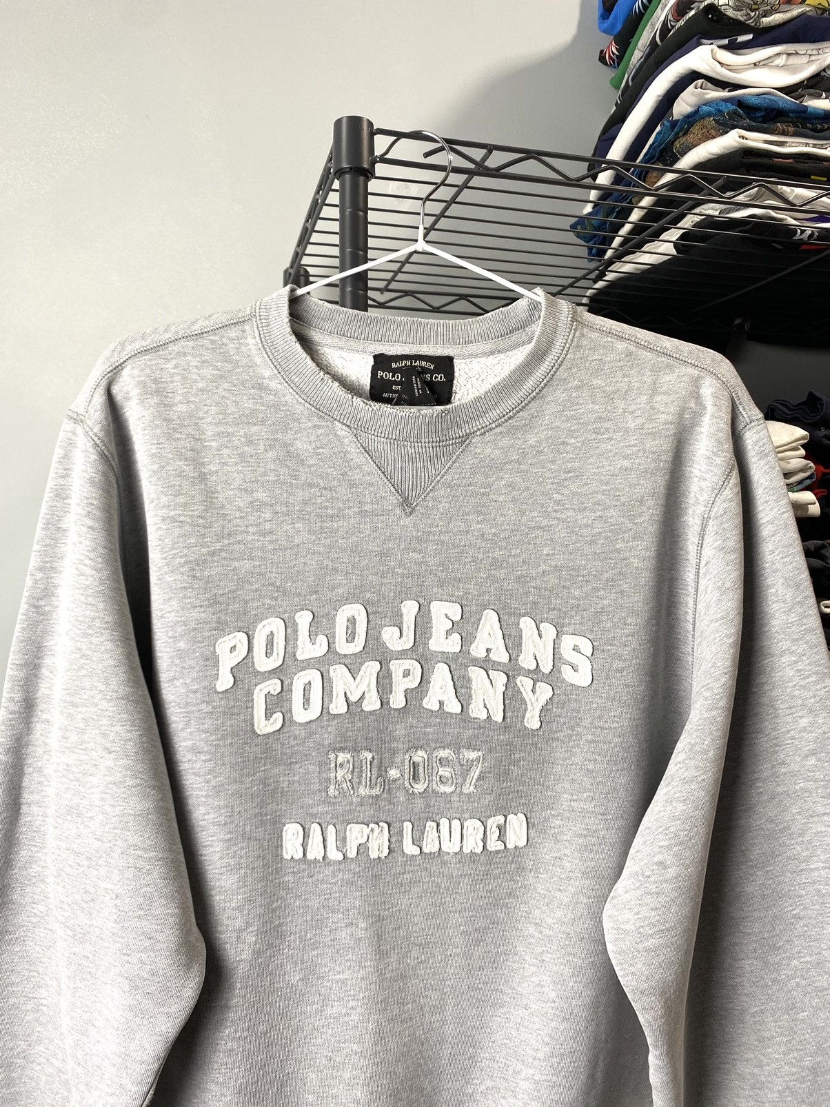 Ralph Lauren Fabric Distressed Vintage Polo Ralph Lauren Sweatshirt RRL Size US L / EU 52-54 / 3 - 2 Thumbnail