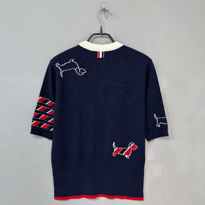 Thom Browne Thom Browne Sausage dog wool knit short sleeves Size US XS / EU 42 / 0 - 2 Thumbnail