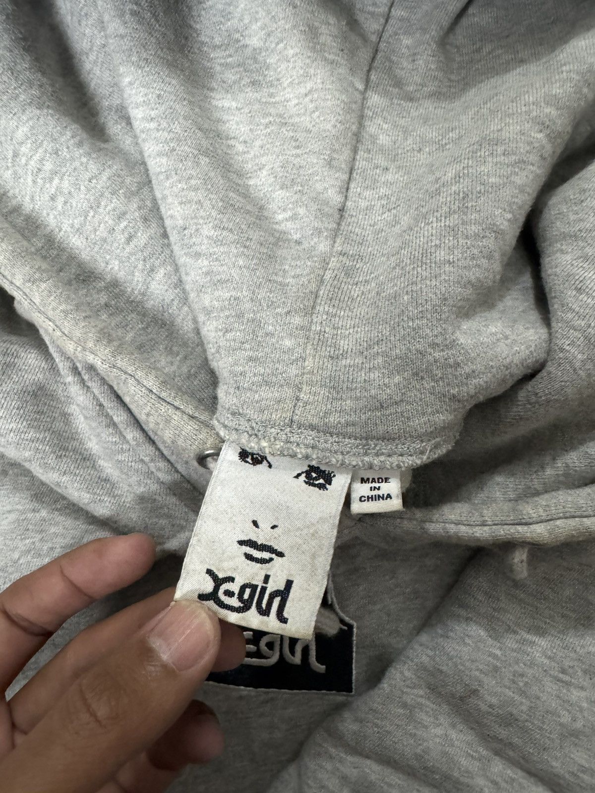 Japanese Brand X-GIRL PUNK SKATER HOODIE WITH HYSTERIC ICON SMALL LOGO Size US M / EU 48-50 / 2 - 7 Thumbnail