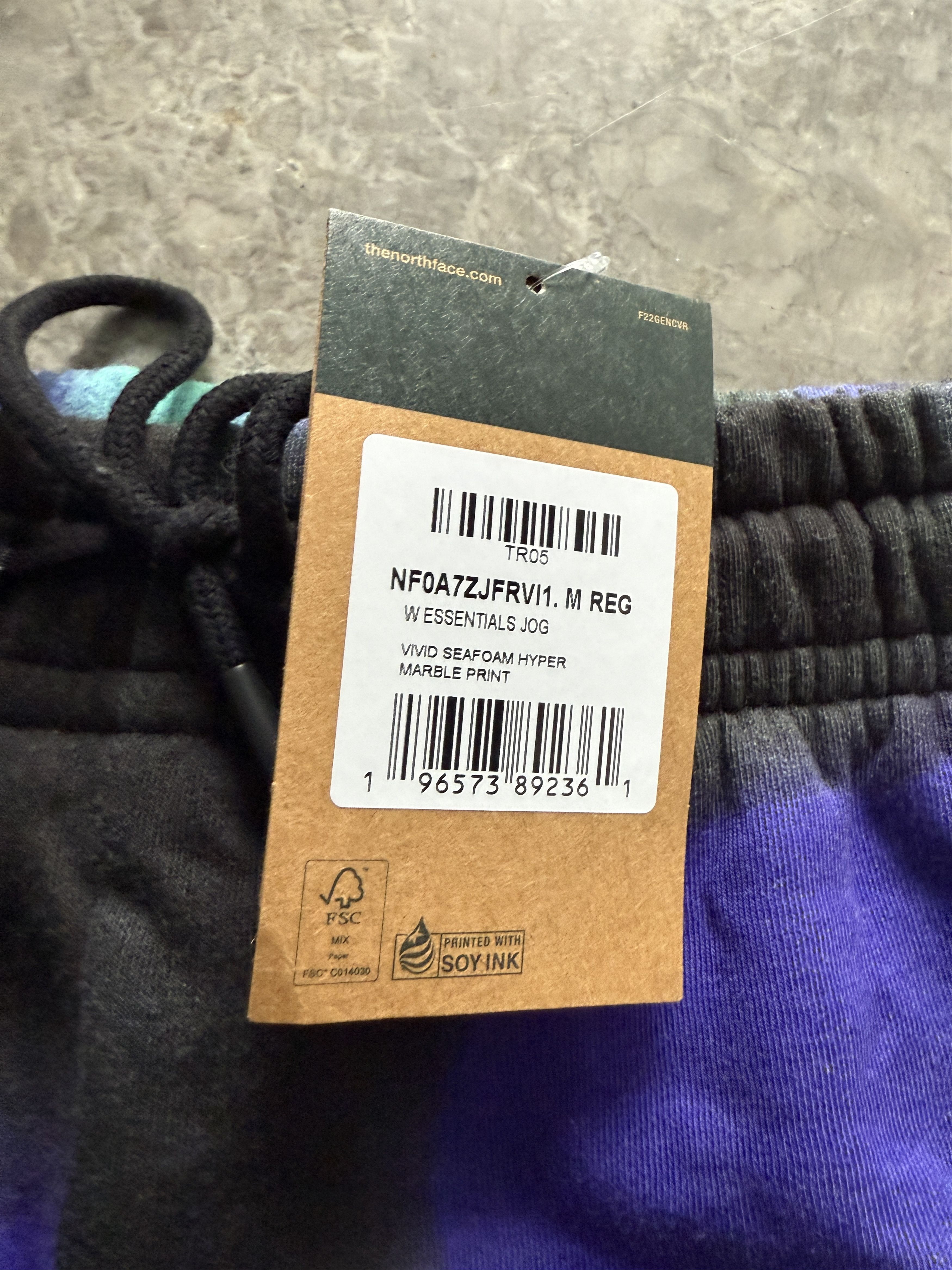 The North Face THE NORTH FACE ESSENTIAL HIGH WAIST JOGGERS PURPLE CYAN Size 28" / US 6 / IT 42 - 9 Thumbnail