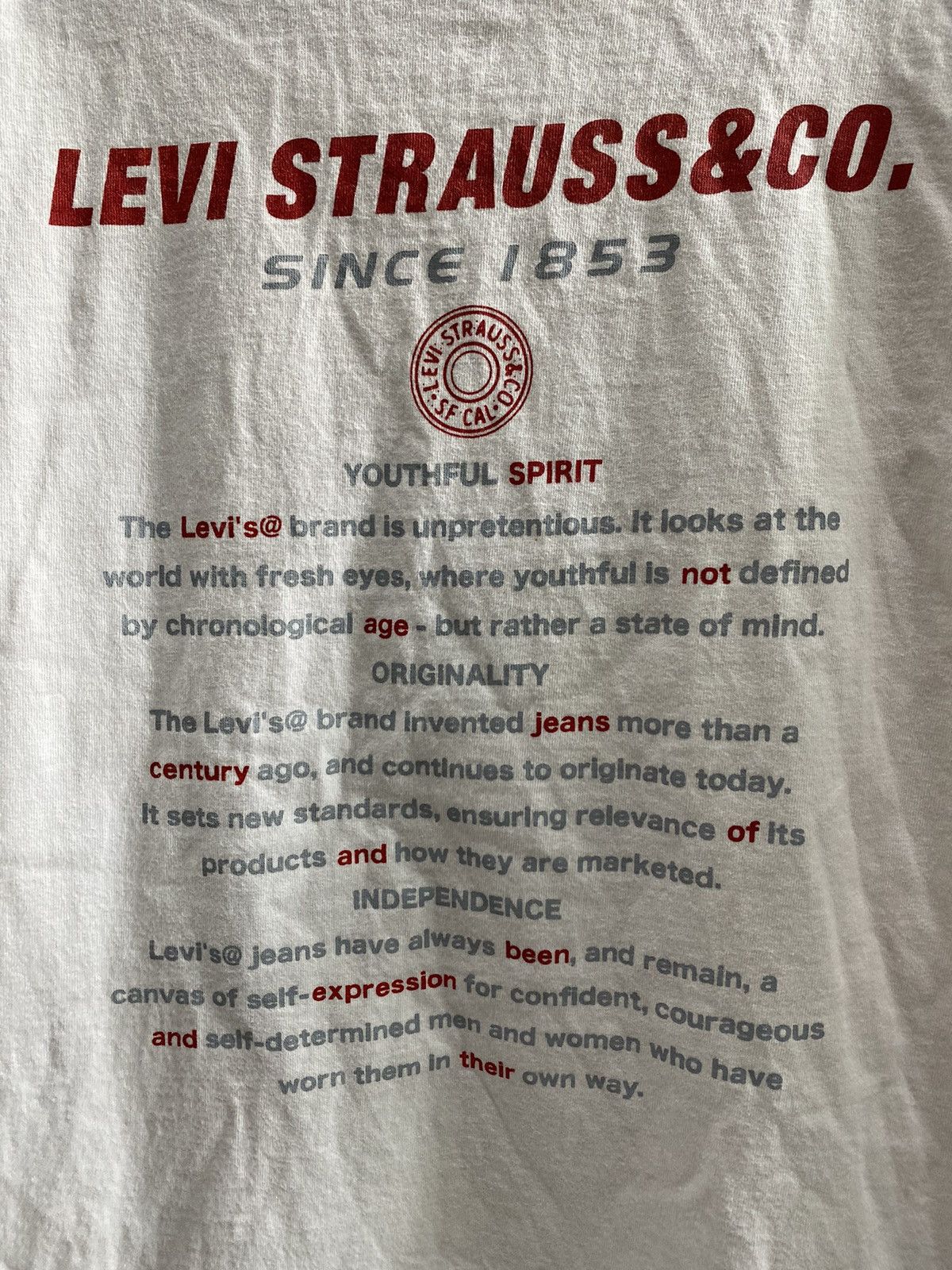 Levi's LEVIS TSHIRT Size US M / EU 48-50 / 2 - 6 Thumbnail