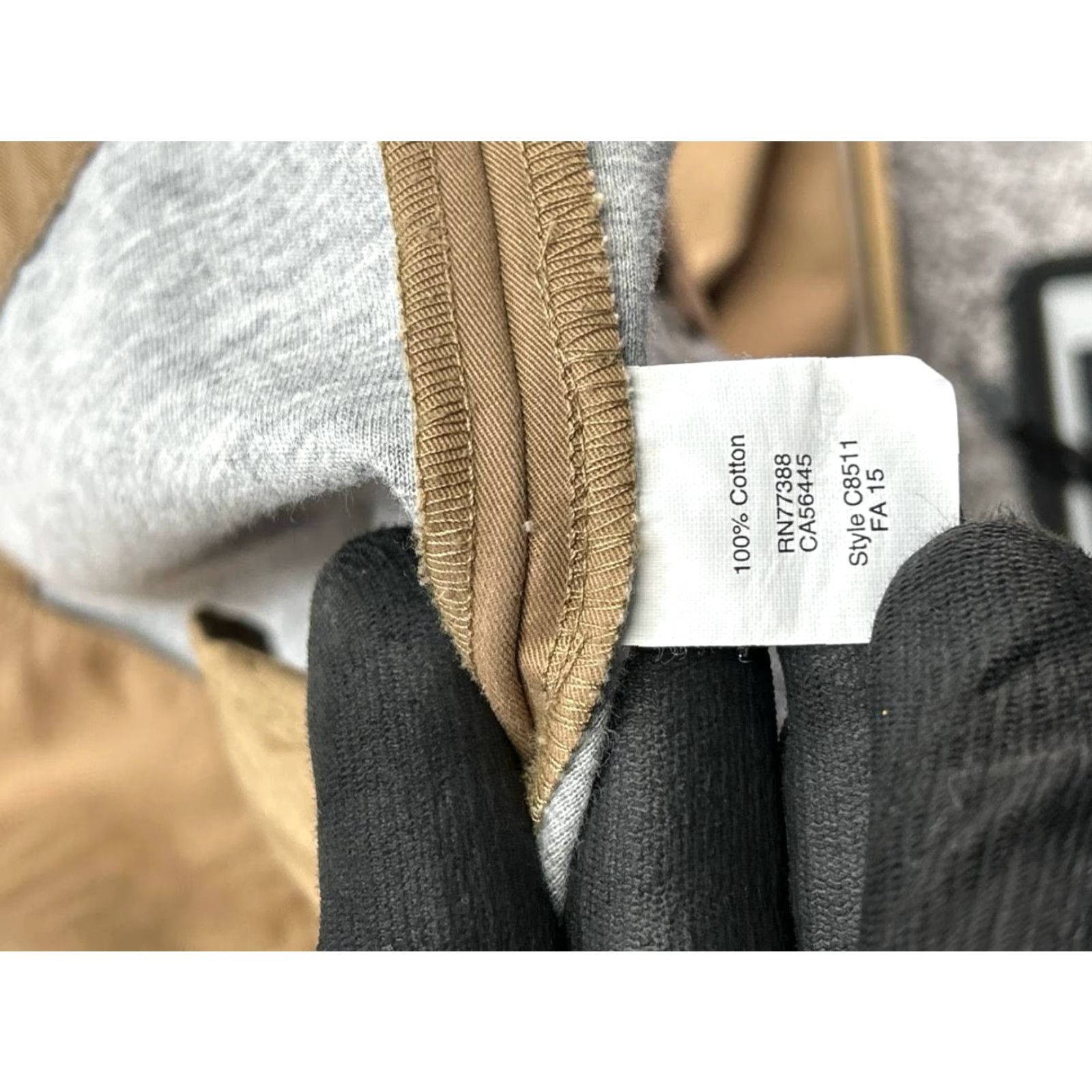J.Crew VINTAGE J.Crew Overcoat Coat Womens 2 Brown Cotton Canvas Wool Insulation Winter Fall Regular Dry Clean Only Mens Womens Size XS / US 0-2 / IT 36-38 - 3 Thumbnail