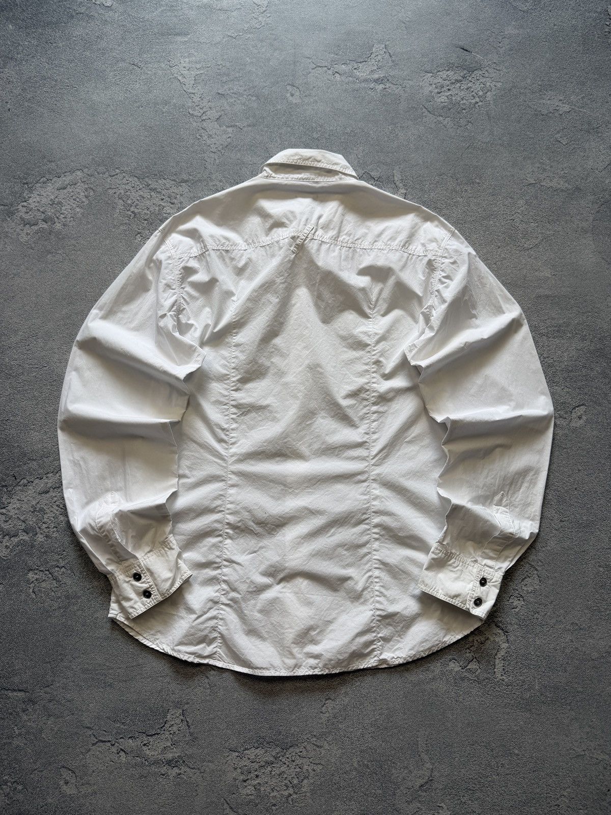 Dolce & Gabbana Dolce & Gabbana Big Logo Shirt Button Ups Vintage Size US L / EU 52-54 / 3 - 10 Thumbnail