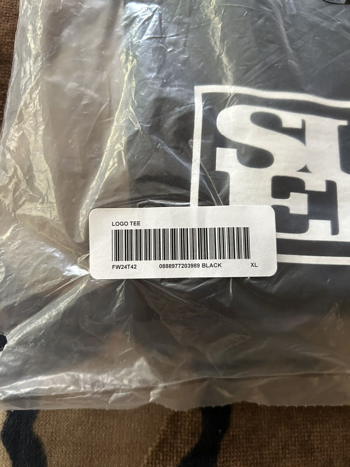 Supreme Supreme Connect / Logo Tee Black XL FW24 Size US XL / EU 56 / 4 - 3 Thumbnail