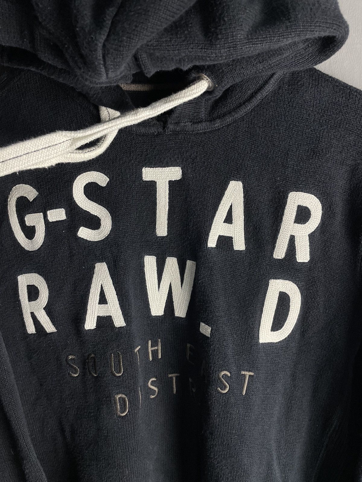 G-Star G-Star Raw Trin Hooded Knit long sleeve hoodie big logo Size US XL / EU 56 / 4 - 3 Thumbnail
