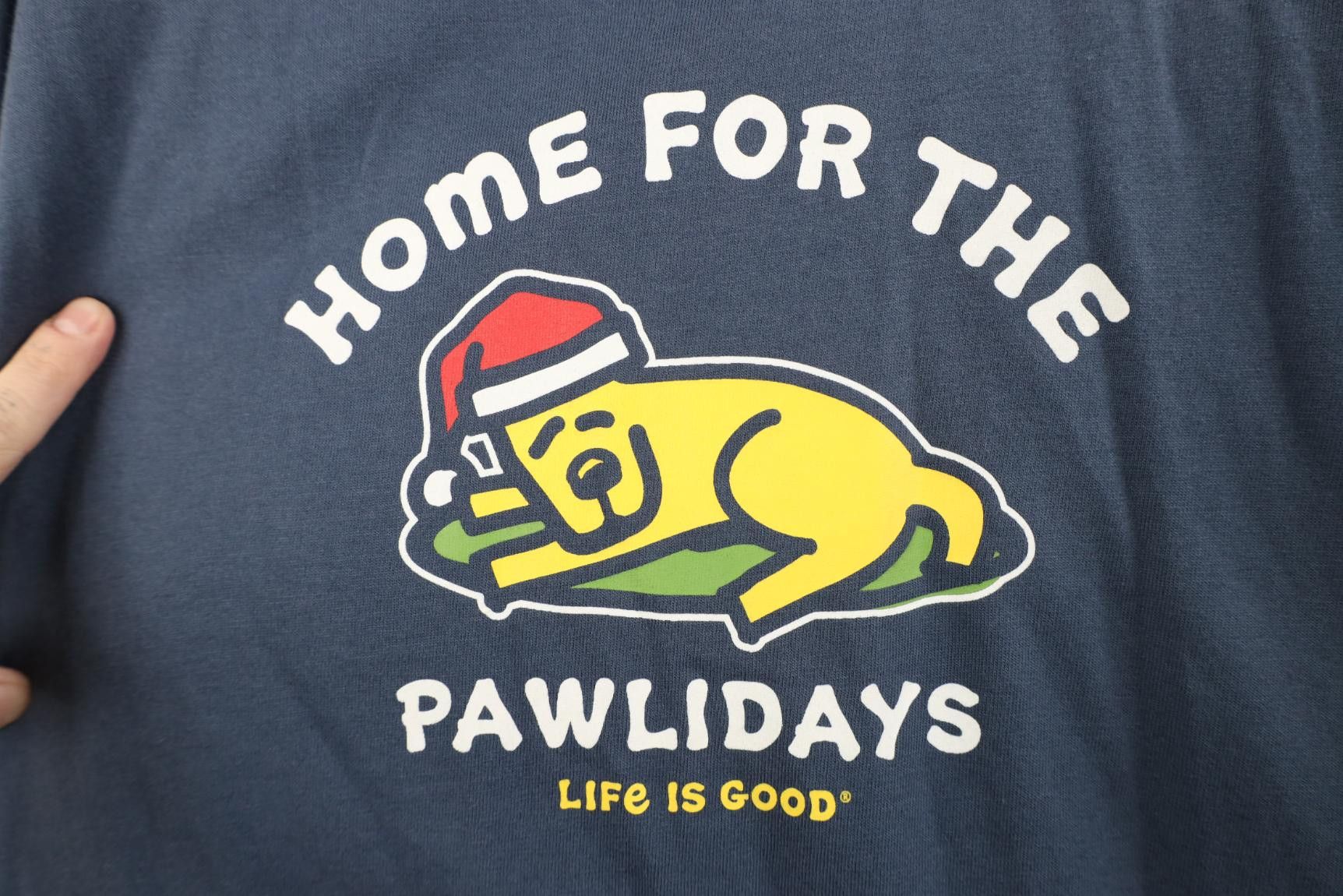 Life is Good Life Is Good Christmas Home for the Dog Long Sleeve T-Shirt Size XL / US 12-14 / IT 48-50 - 4 Thumbnail