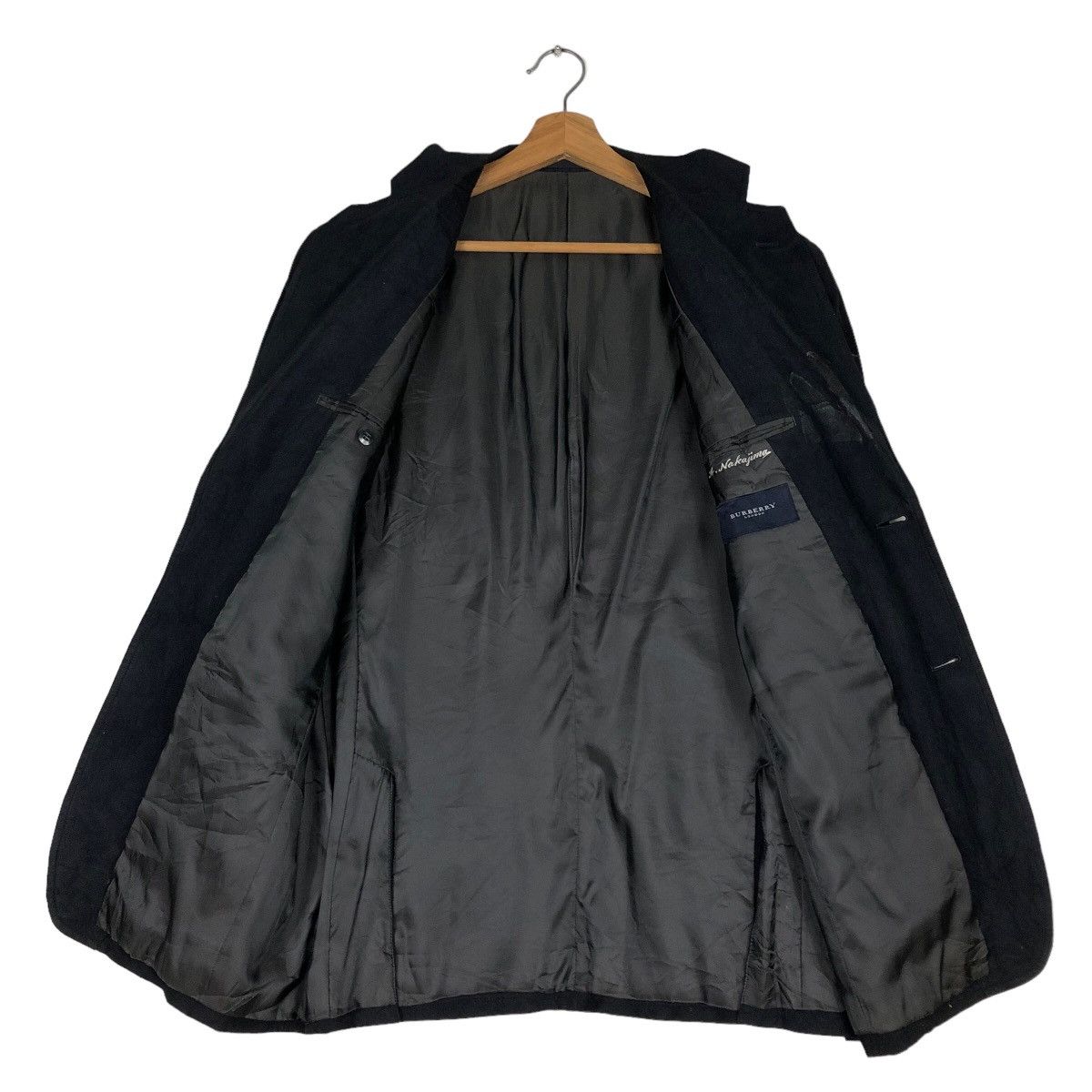 Burberry 🔥Vtg Soft Leather Jacket Burberry London Double Breast Size US M / EU 48-50 / 2 - 11 Thumbnail
