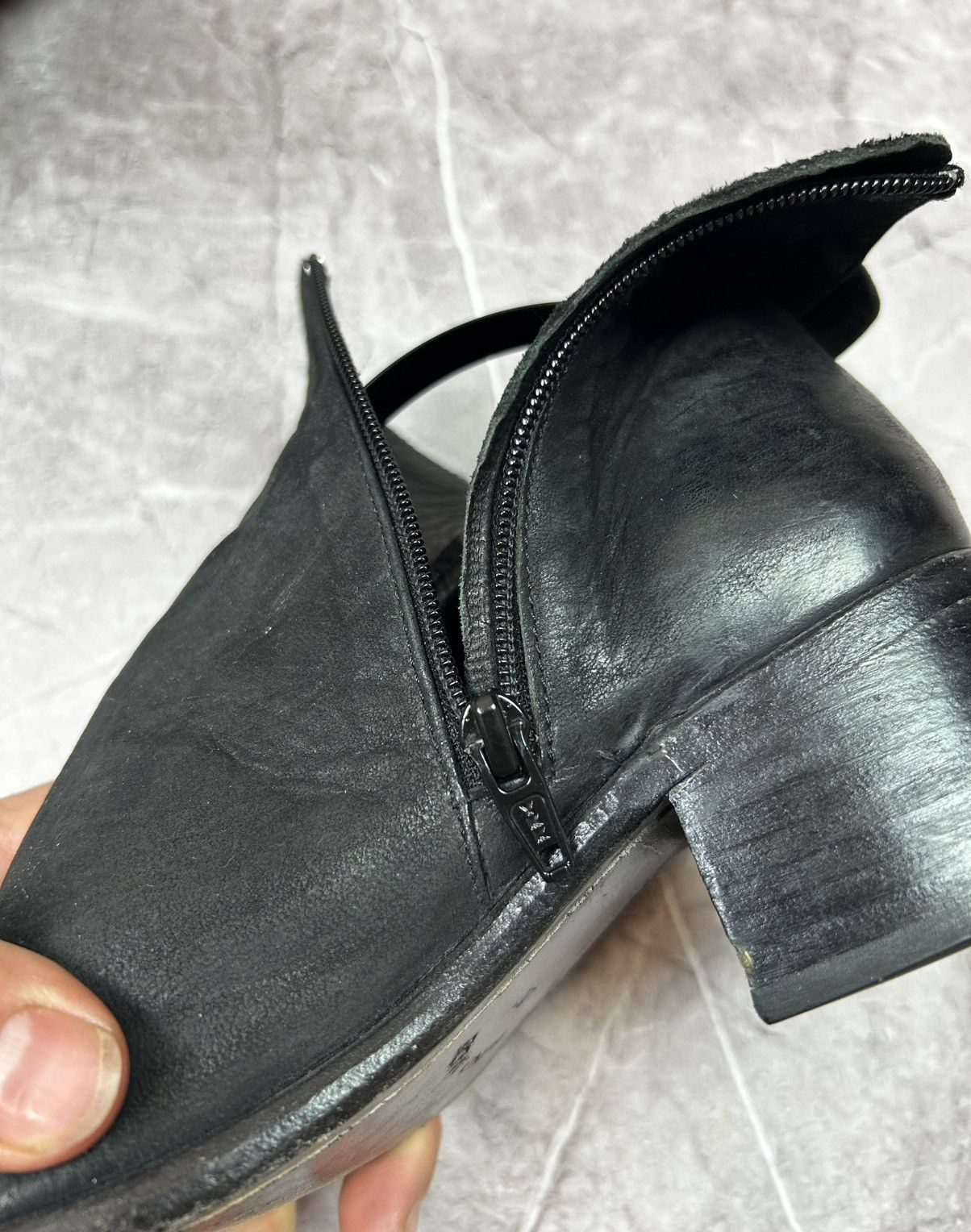 The Last Conspiracy The Last Conspiracy Black Soft Leather Ankle Boots Size 37 Size US 7 / IT 37 - 15 Thumbnail