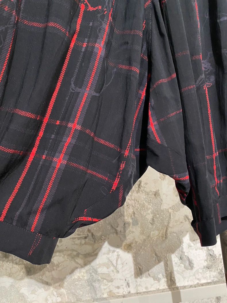 Y's Y's size 2 Black and red baggy pants Size US 28 / EU 44 - 6 Thumbnail