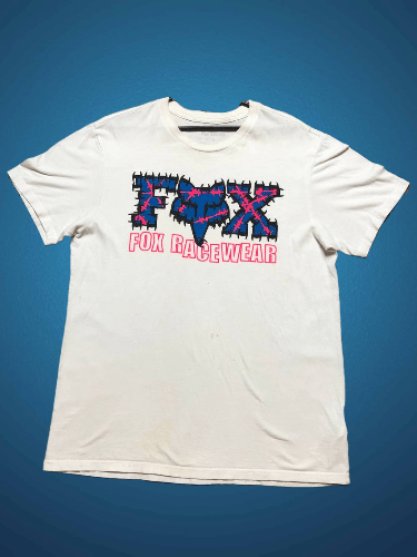 Fox Racing Vintage Fox Racing Y2K Big Logo Short Sleeve T-Shirt Size L Size US L / EU 52-54 / 3 - 1 Thumbnail