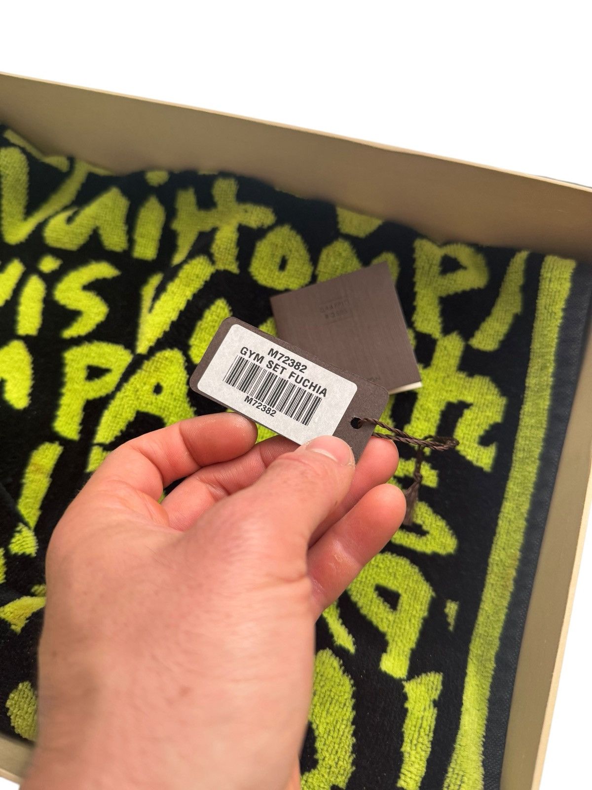 Louis Vuitton × Stephen Sprouse RARE Gym Set Towel + Headband + Wristbands Size ONE SIZE - 11 Thumbnail