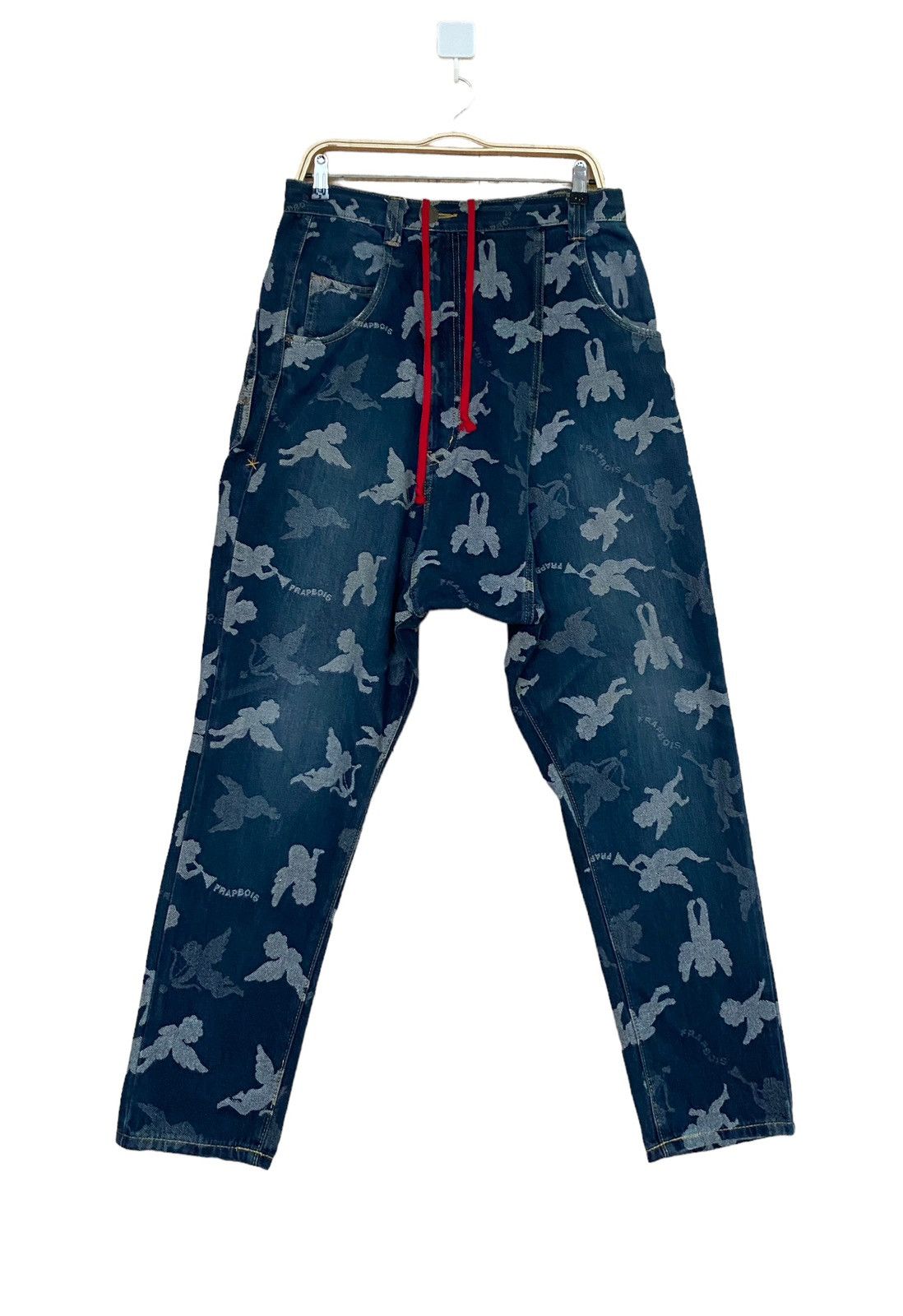Frapbois Vintage Brand Frapbois Drawstring Cropped Pants 2000s Size US 32 / EU 48 - 1 Thumbnail