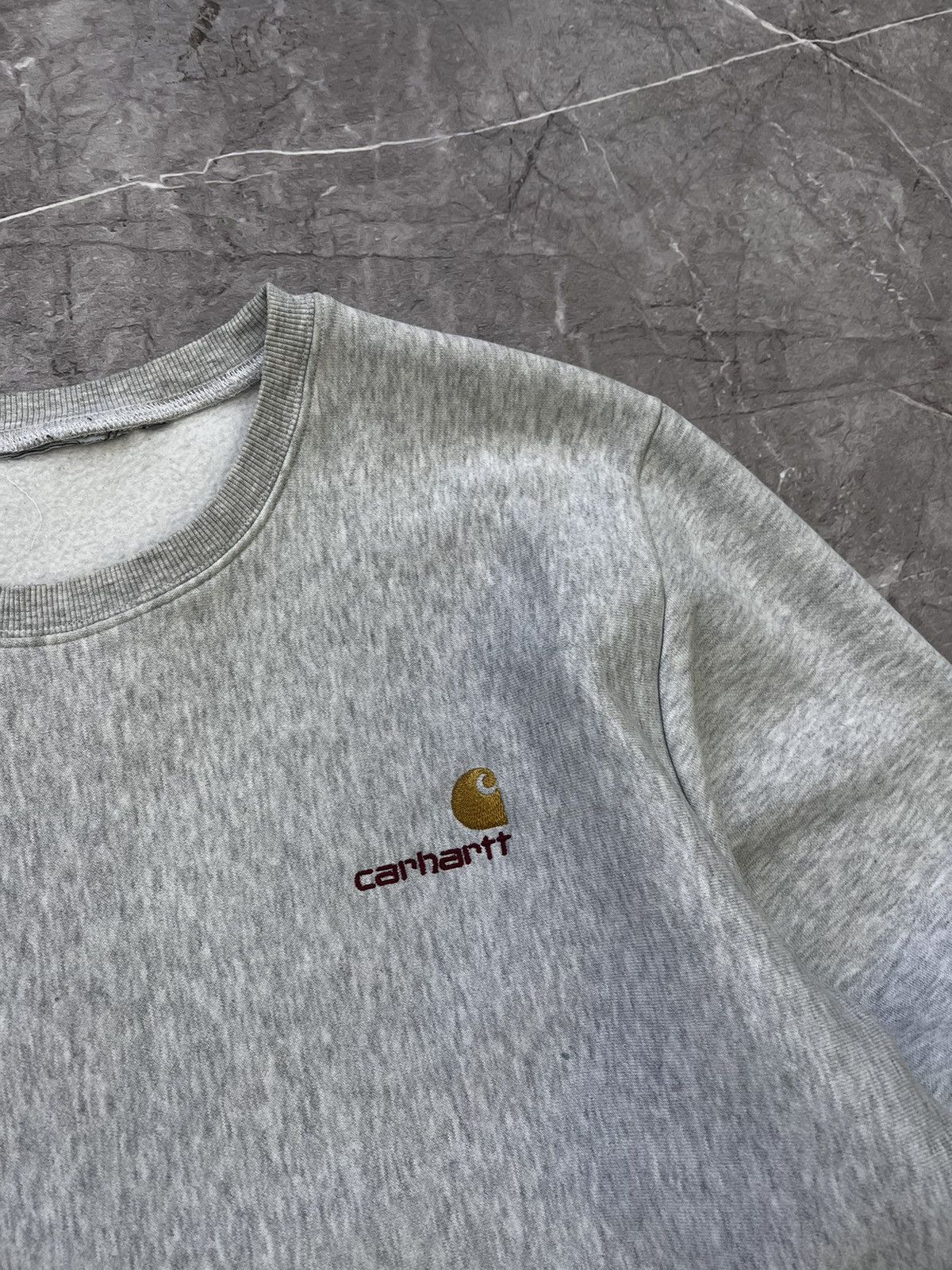 Carhartt × Vintage Vintage Carhartt Sweatshirt Work Wear Trashed 90s Y2K Size US M / EU 48-50 / 2 - 8 Thumbnail