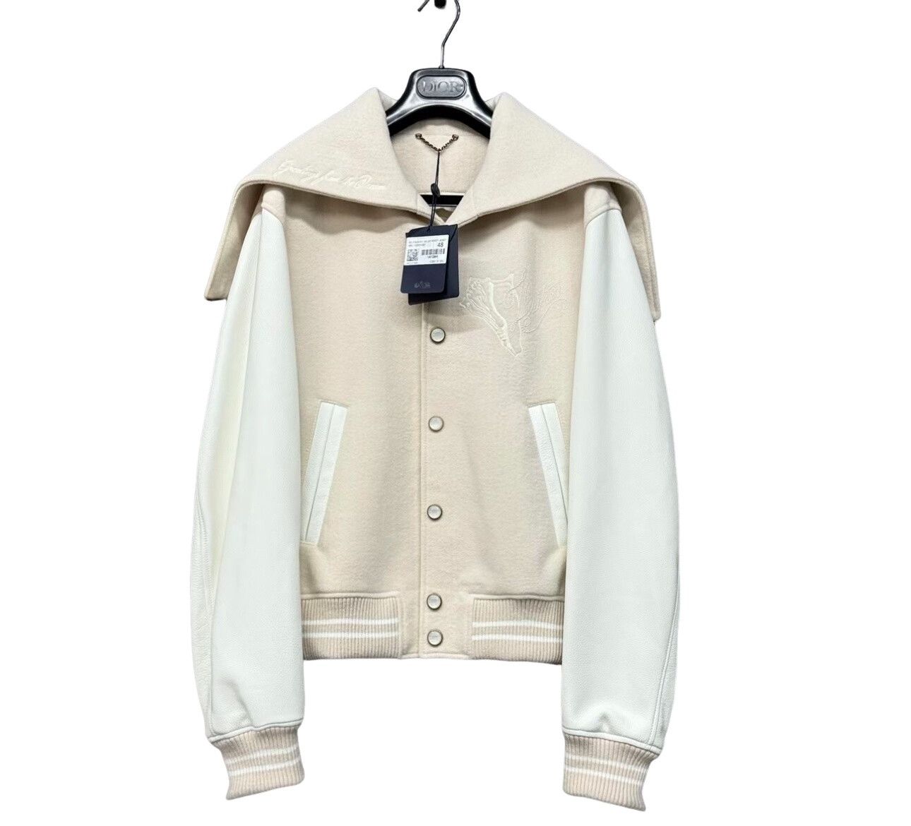 Louis Vuitton Louis Vuitton Pearl Logo Varsity Jacket 48 Size US M / EU 48-50 / 2 - 1 Thumbnail