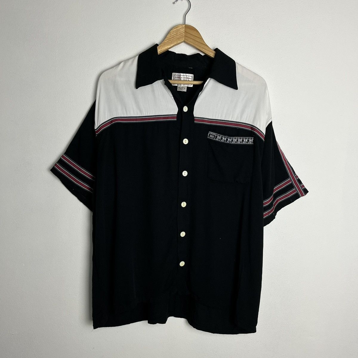 Jungle Storm Bowling Open Collar Shirt
