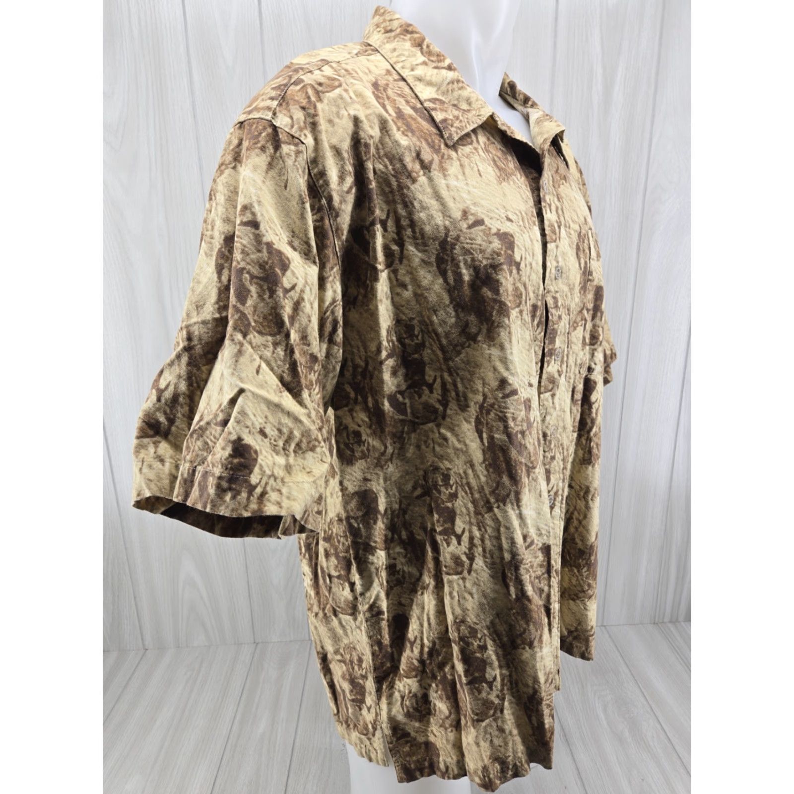 Wrangler VINTAGE Wrangler CAMODOG Camouflage Button Shirt XL Size US XL / EU 56 / 4 - 6 Thumbnail