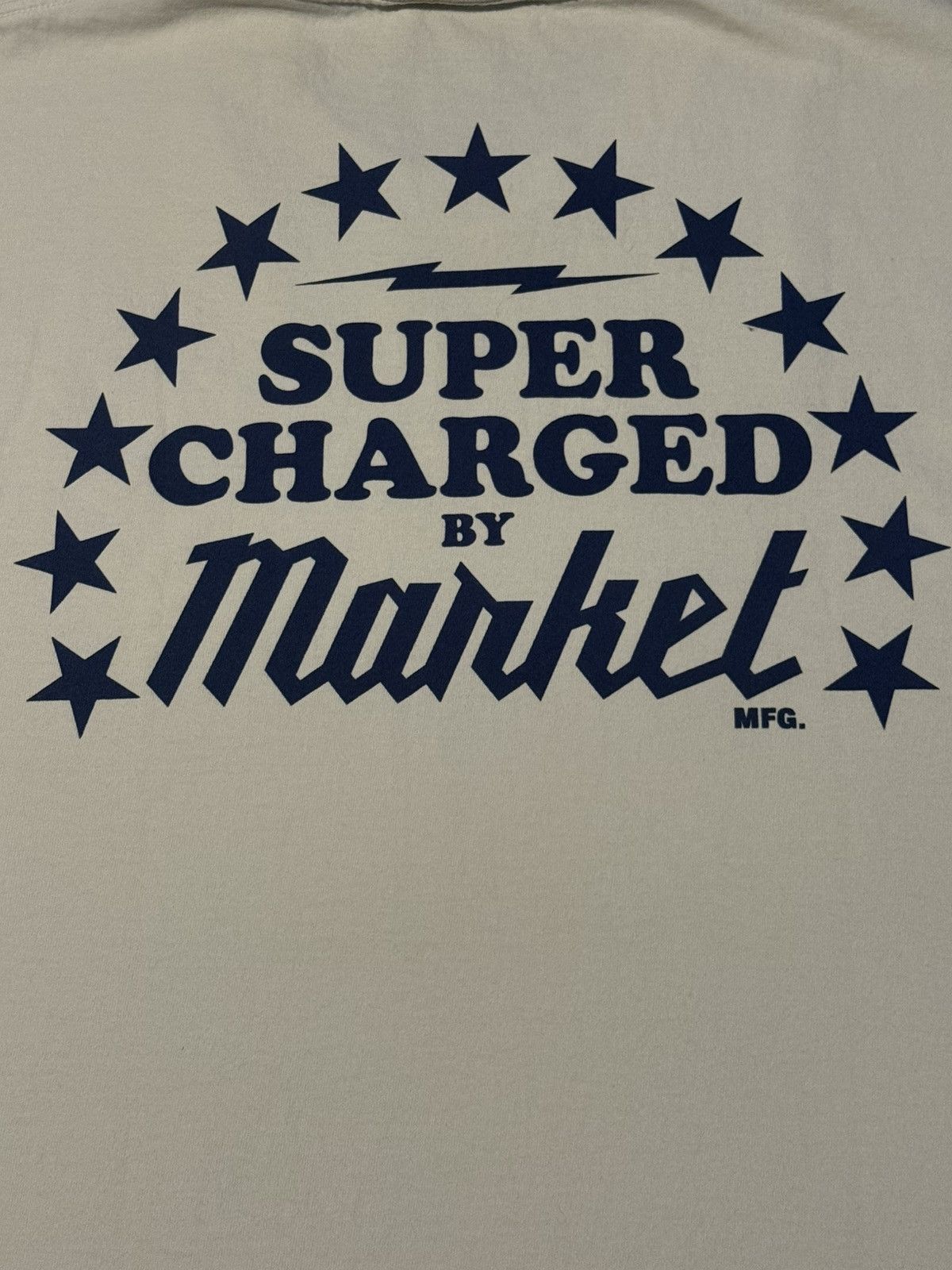 Market Chinatown Market Studios Supercharged Tee T-Shirt Unbleached Size US XL / EU 56 / 4 - 9 Thumbnail