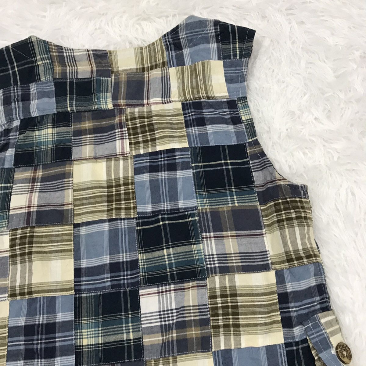 Japanese Brand Twenty works patchwork vest Size US M / EU 48-50 / 2 - 10 Thumbnail