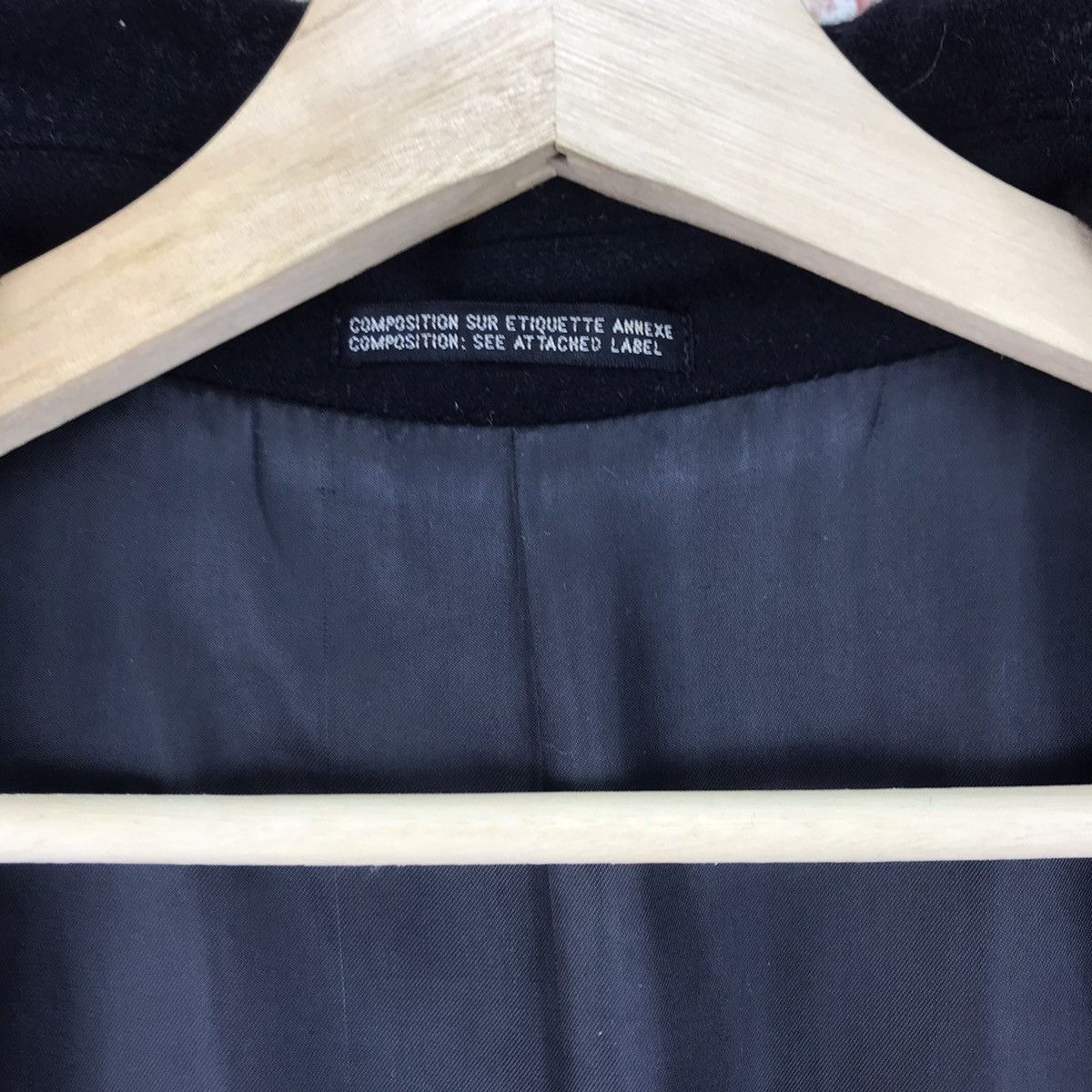 Yohji Yamamoto INED By Yohji Black Wool Coat Size US M / EU 48-50 / 2 - 6 Thumbnail