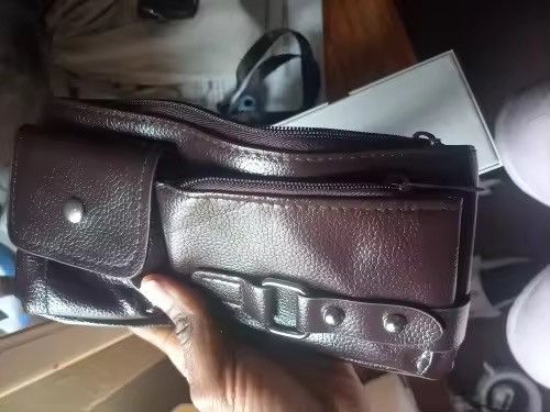 Japanese Brand × Vintage Multi Pocket Fanny Pack PU Leather Waist Bag Size ONE SIZE - 11 Thumbnail