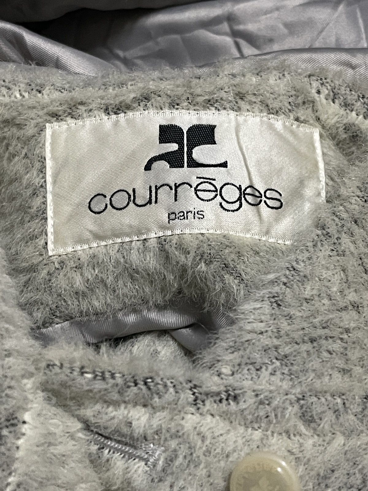 Courreges Courreges Luxury Mohair Coat Size L / US 10 / IT 46 - 7 Thumbnail