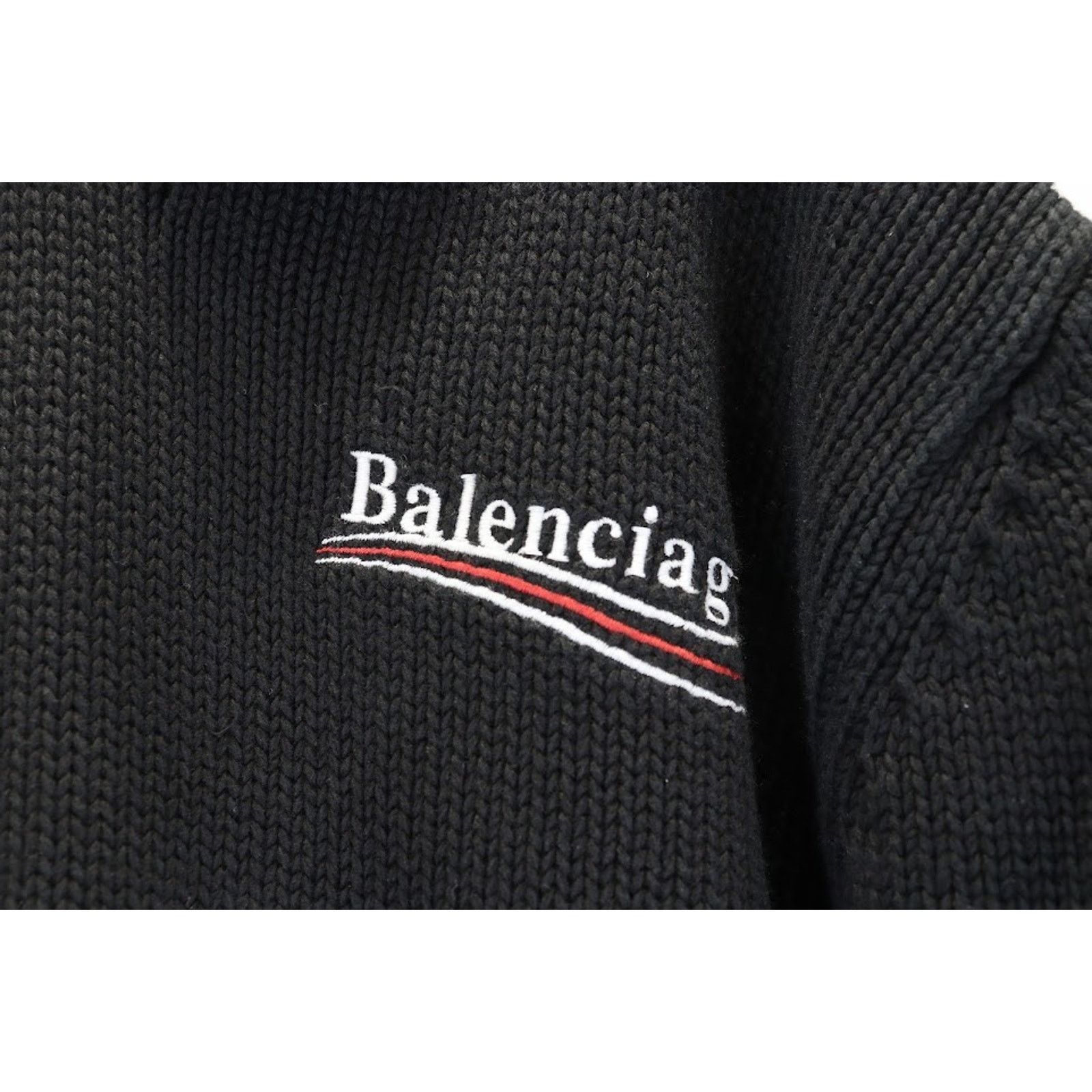Balenciaga o1rshd1 Distressed Political Campaign Logo Cotton Hoodie Size US S / EU 44-46 / 1 - 6 Thumbnail