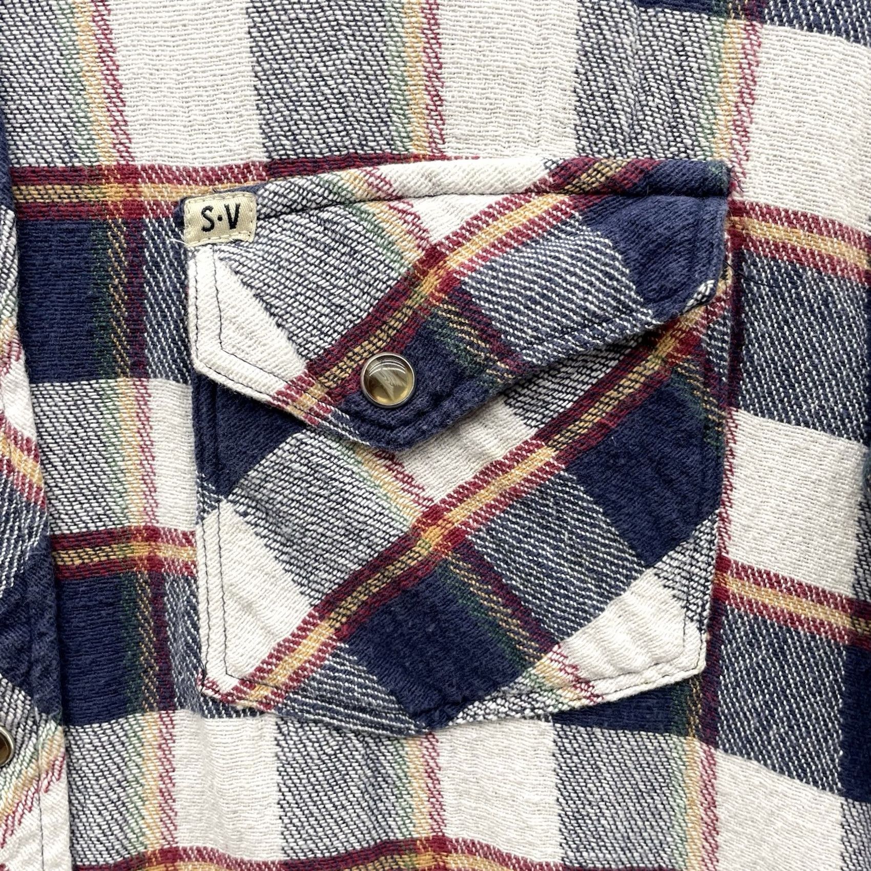 Vintage Salt Valley Shirt Mens M Western Plaid Cotton Polyester Blue Button-Up Snap Pocket Casual, Travel, Workwear Size US M / EU 48-50 / 2 - 3 Thumbnail