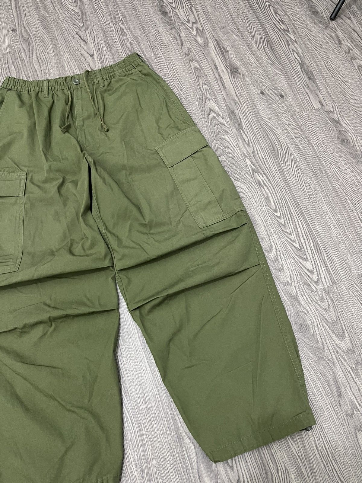 Yohji Yamamoto 🇯🇵Gu Super Wide Yohji Yamamoto Style Cargo Pants Size US 31 - 3 Thumbnail