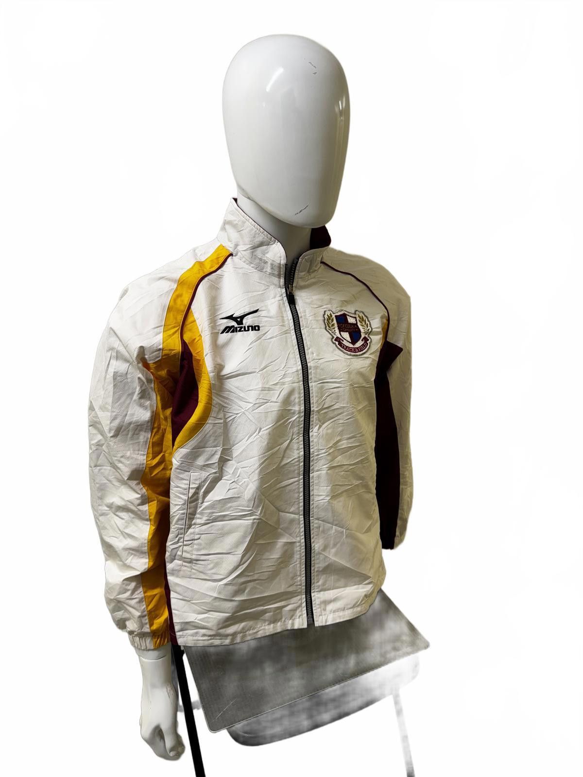 Mizuno Mizuno White and Maroon Sports Jacket Size US M / EU 48-50 / 2 - 2 Thumbnail