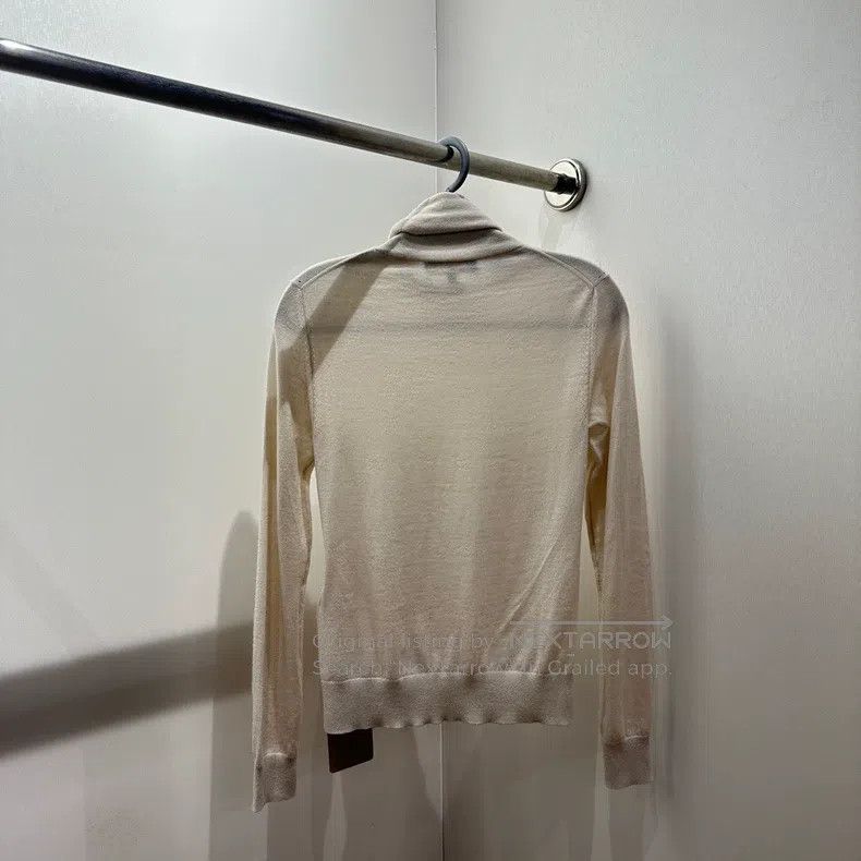 Loro Piana Loro Piana High Neck Goat Cashmere Long Sleeve Size XXS / US 00 / IT 34 - 2 Thumbnail