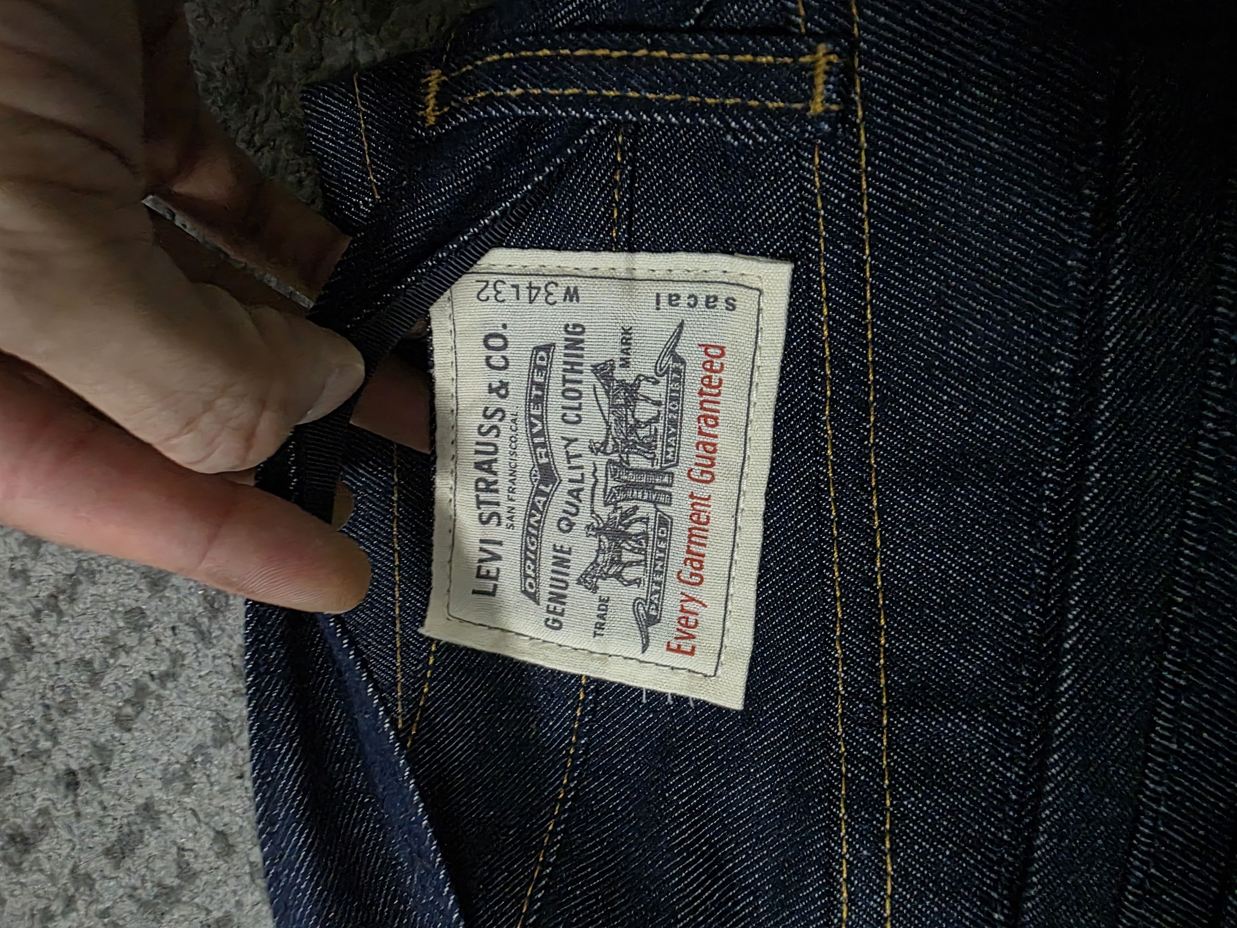 Levi's × Sacai Sacai × levis wide leg selvedge denim pants Size US 34 / EU 50 - 5 Thumbnail