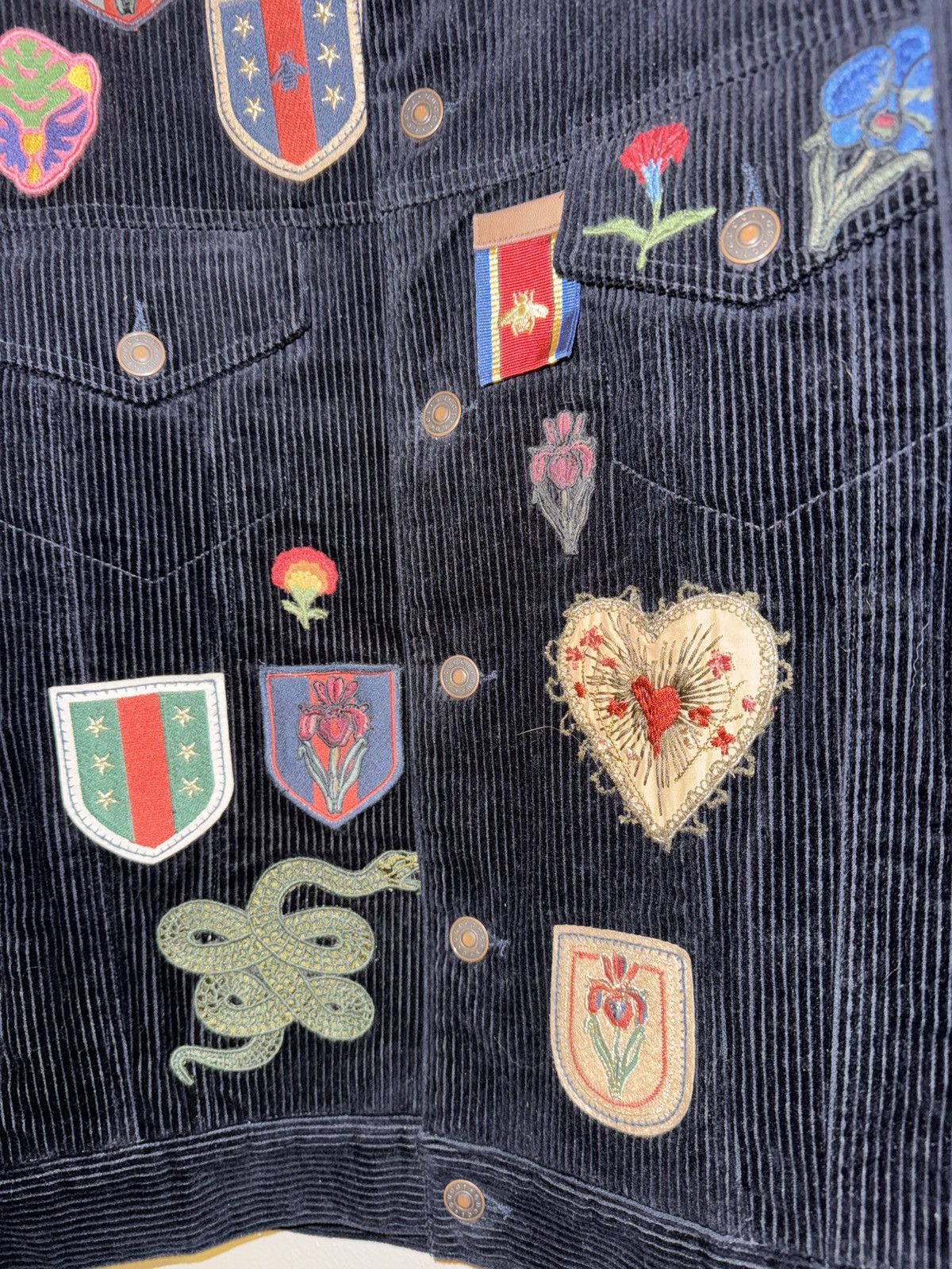 Gucci L'Aveugle Par Amour corduroy jacket Size US S / EU 44-46 / 1 - 6 Thumbnail