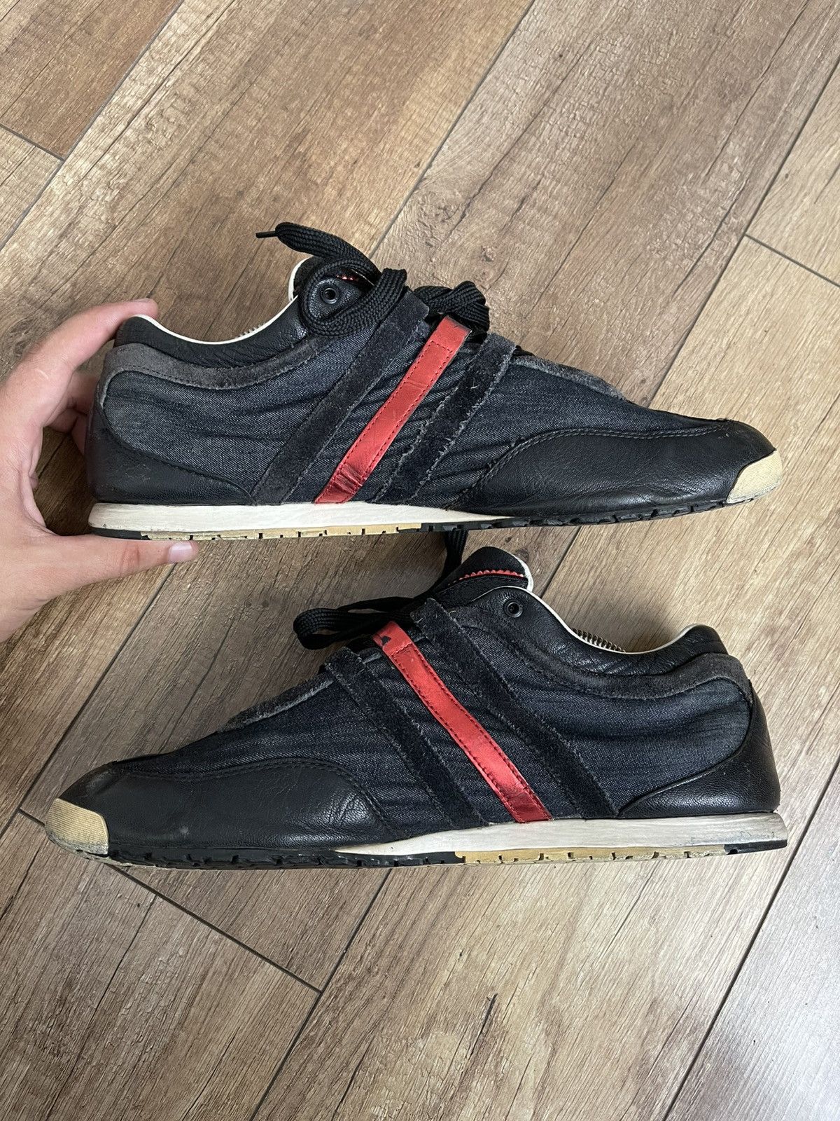 Y-3 Adidas Y-3 Yohji Yamamoto Sneakers Shoes Low Top Size US 10.5 / EU 43-44 - 6 Thumbnail