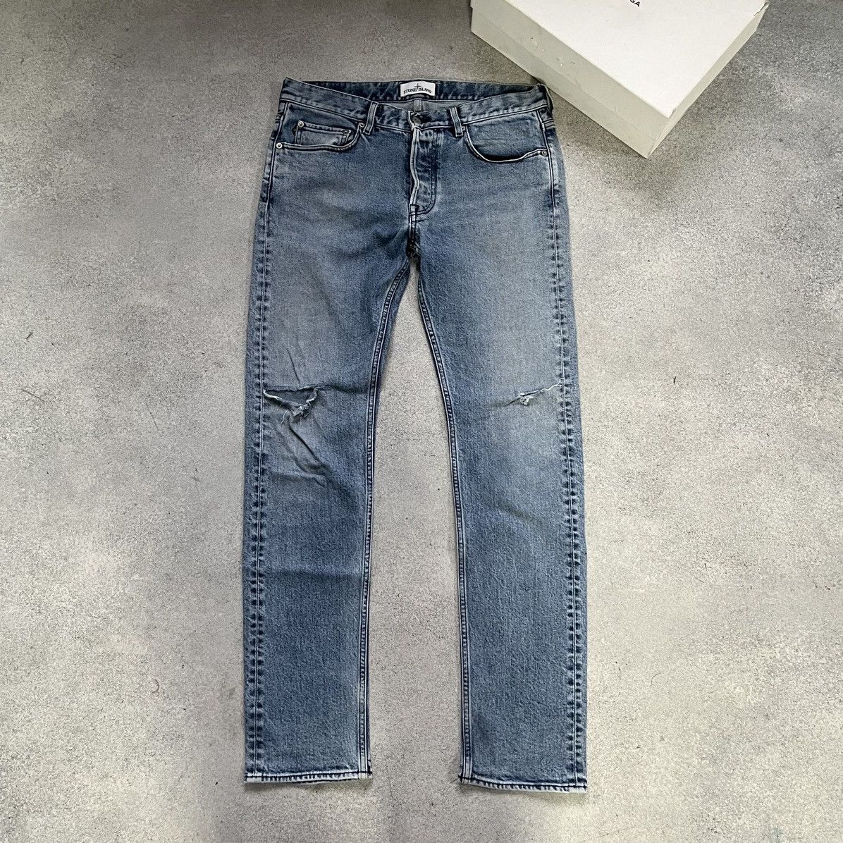 Stone Island Stone Island Jeans Denim Pants Vintage Logo y2k archive Size US 32 / EU 48 - 2 Thumbnail