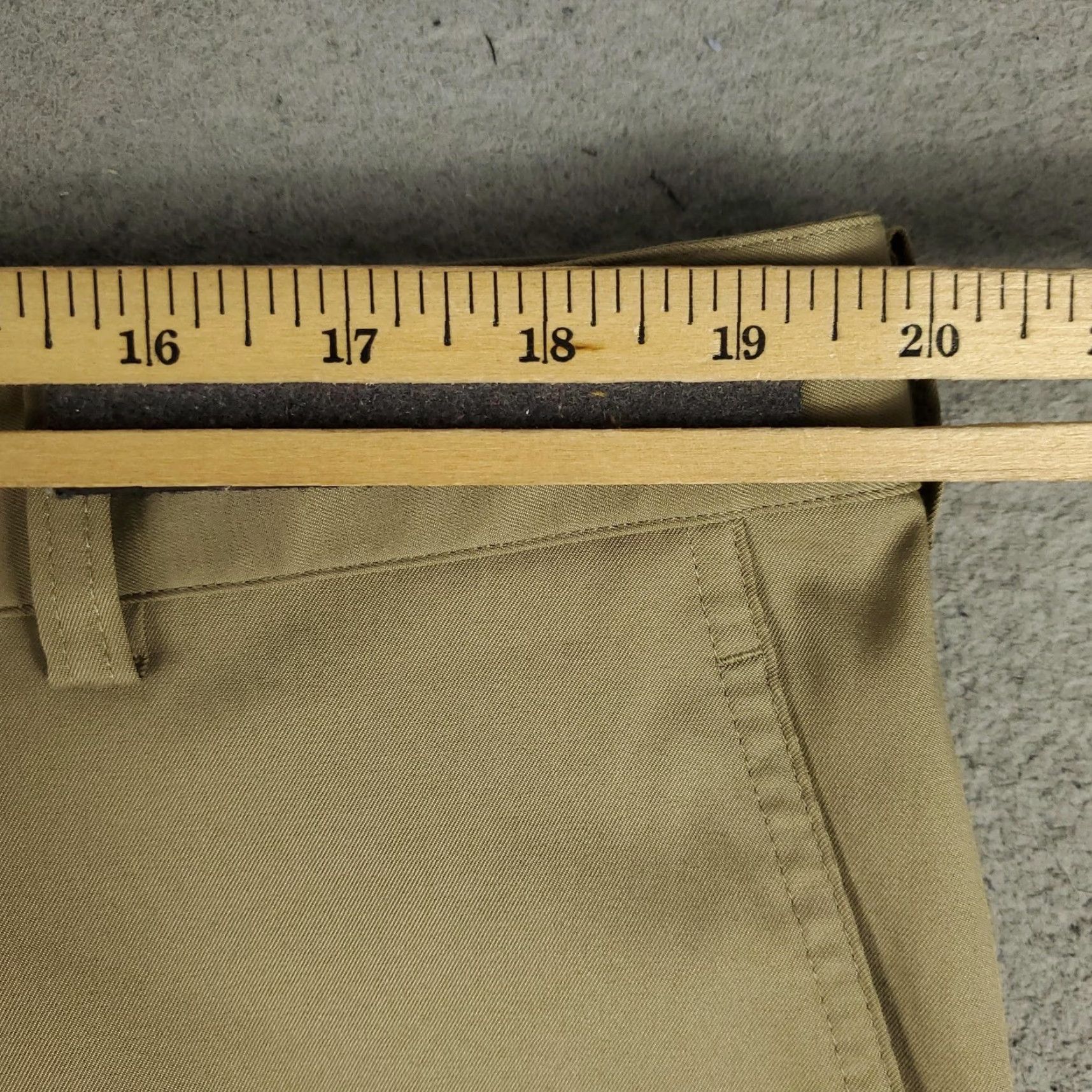 Nike Nike Pants Mens 40x32 Khaki Dri-FIT Stretch Performance Golf Trousers Flat Front Size US 40 / EU 56 - 3 Thumbnail