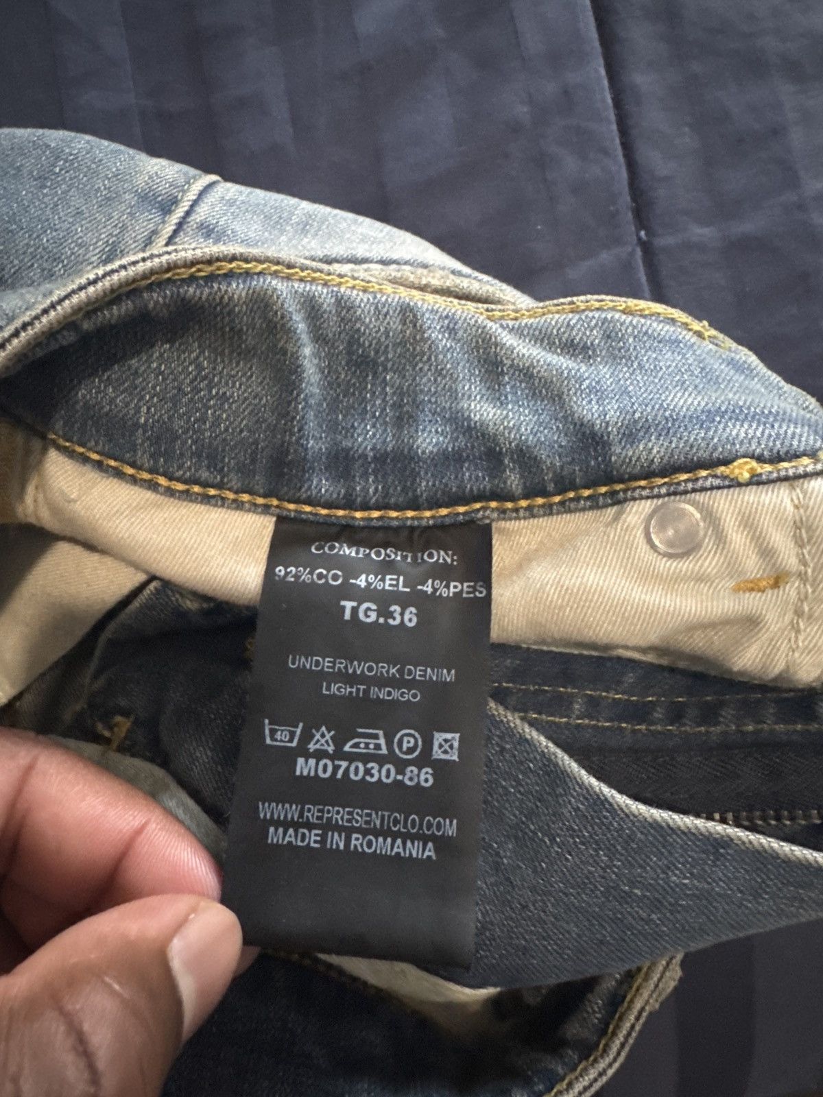 Represent Clo. Distress Jeans Size US 36 / EU 52 - 2 Thumbnail