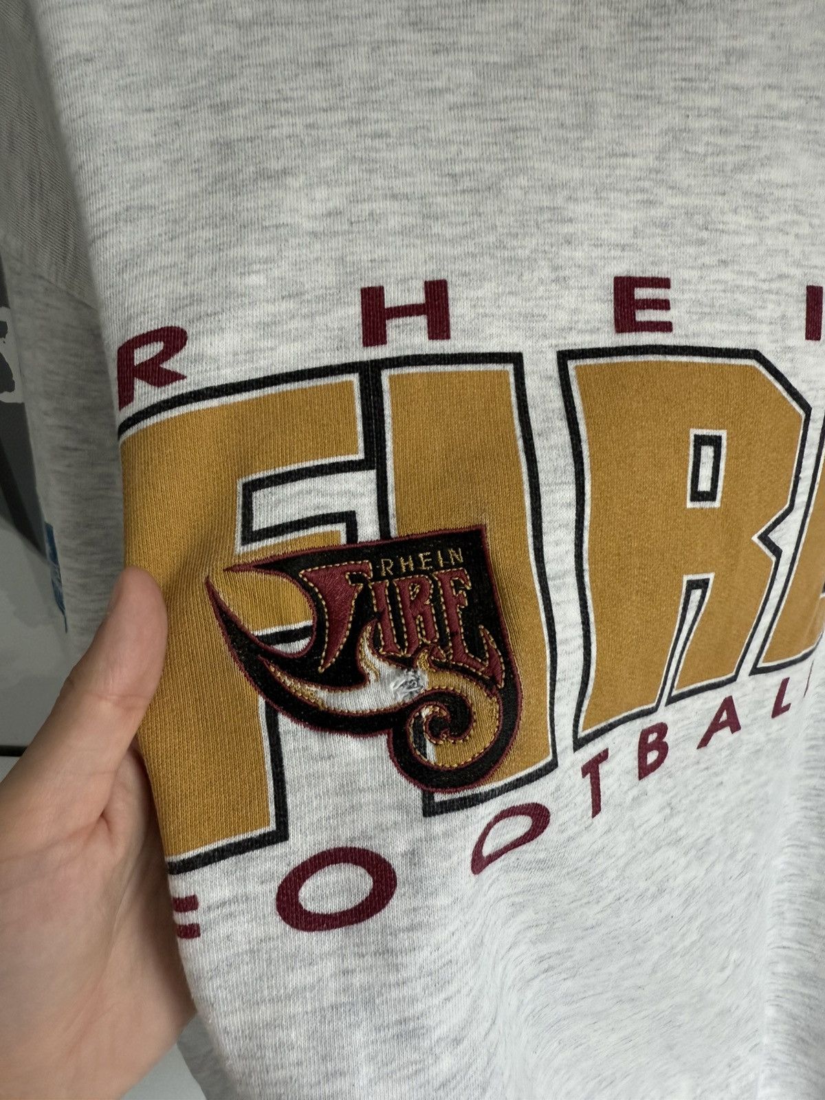 NFL Rhein Fire Football Apex NFL Vintage Crewneck Size US L / EU 52-54 / 3 - 3 Thumbnail